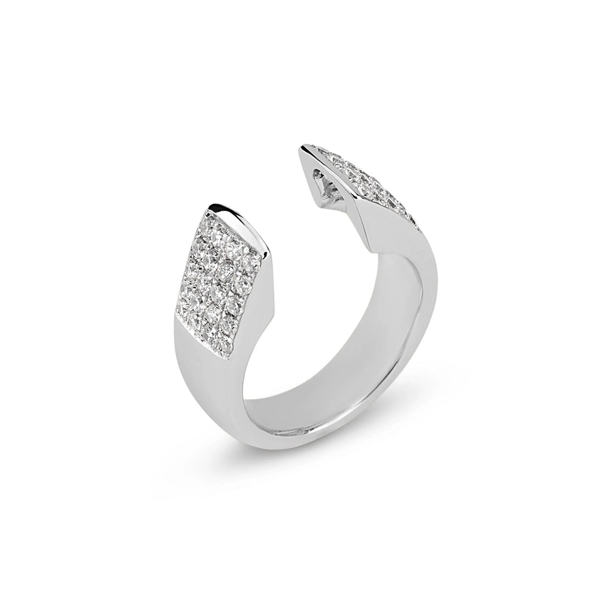 Melano Cateye Cat CZ Ring - Image 3