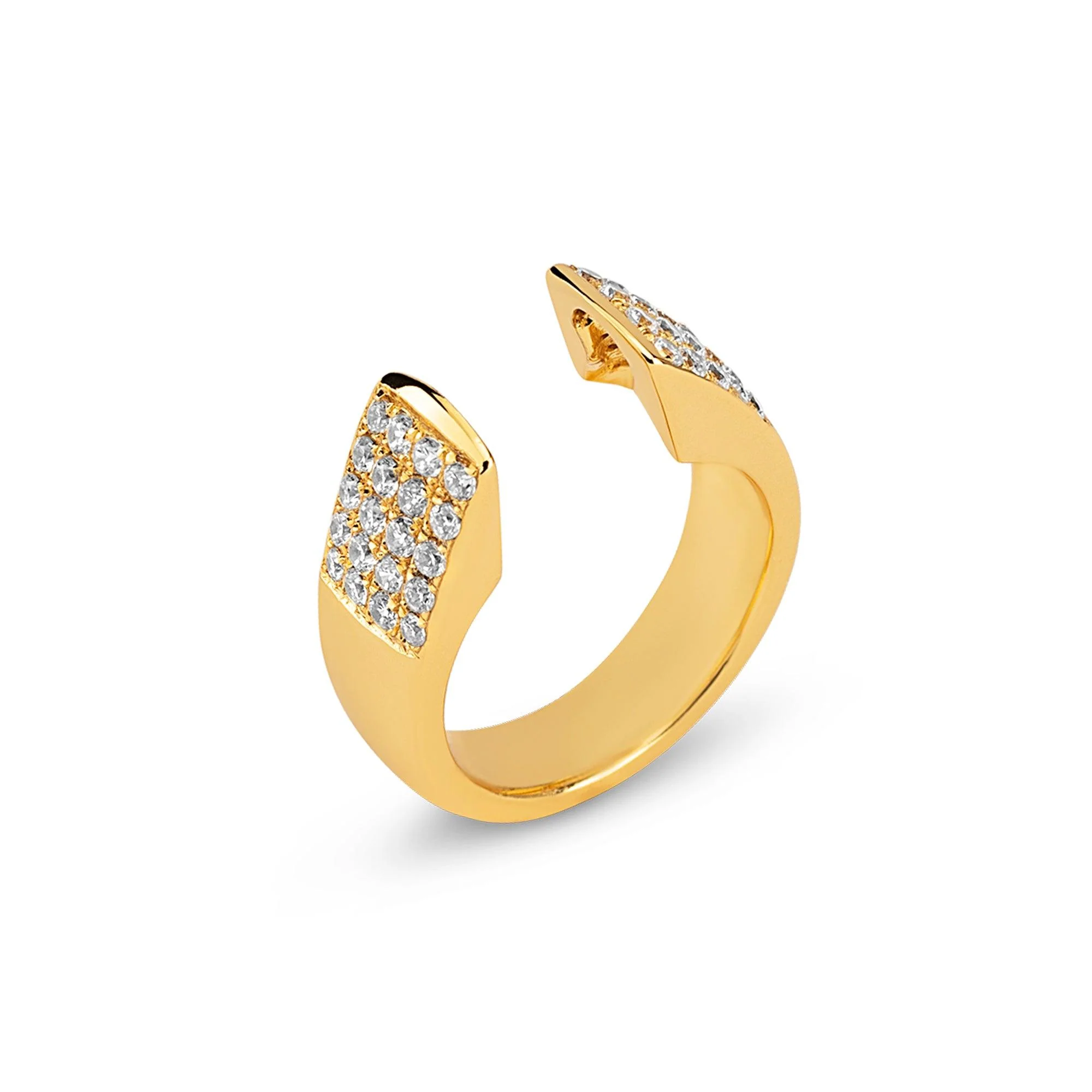 Melano Cateye Cat CZ Ring - Image 4