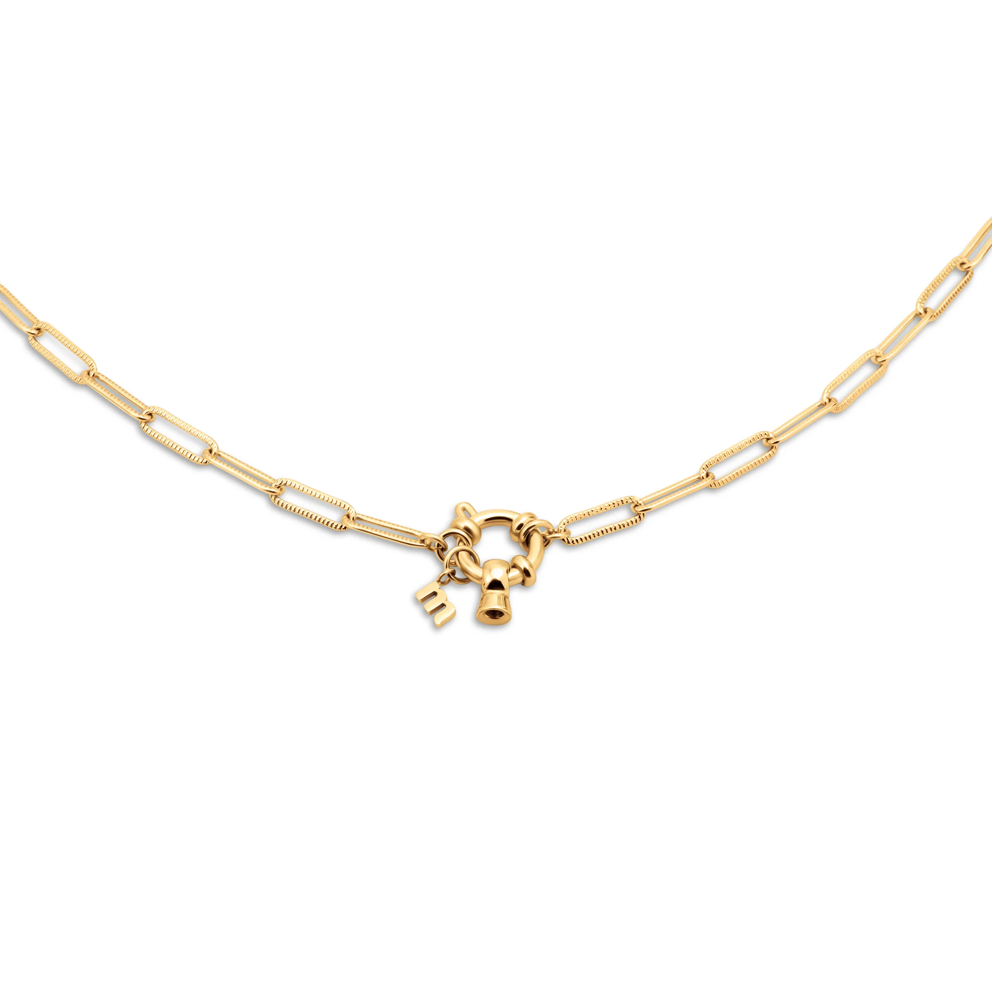Melano Friends Paperclip Ketting (inclusief Twisted hanger)