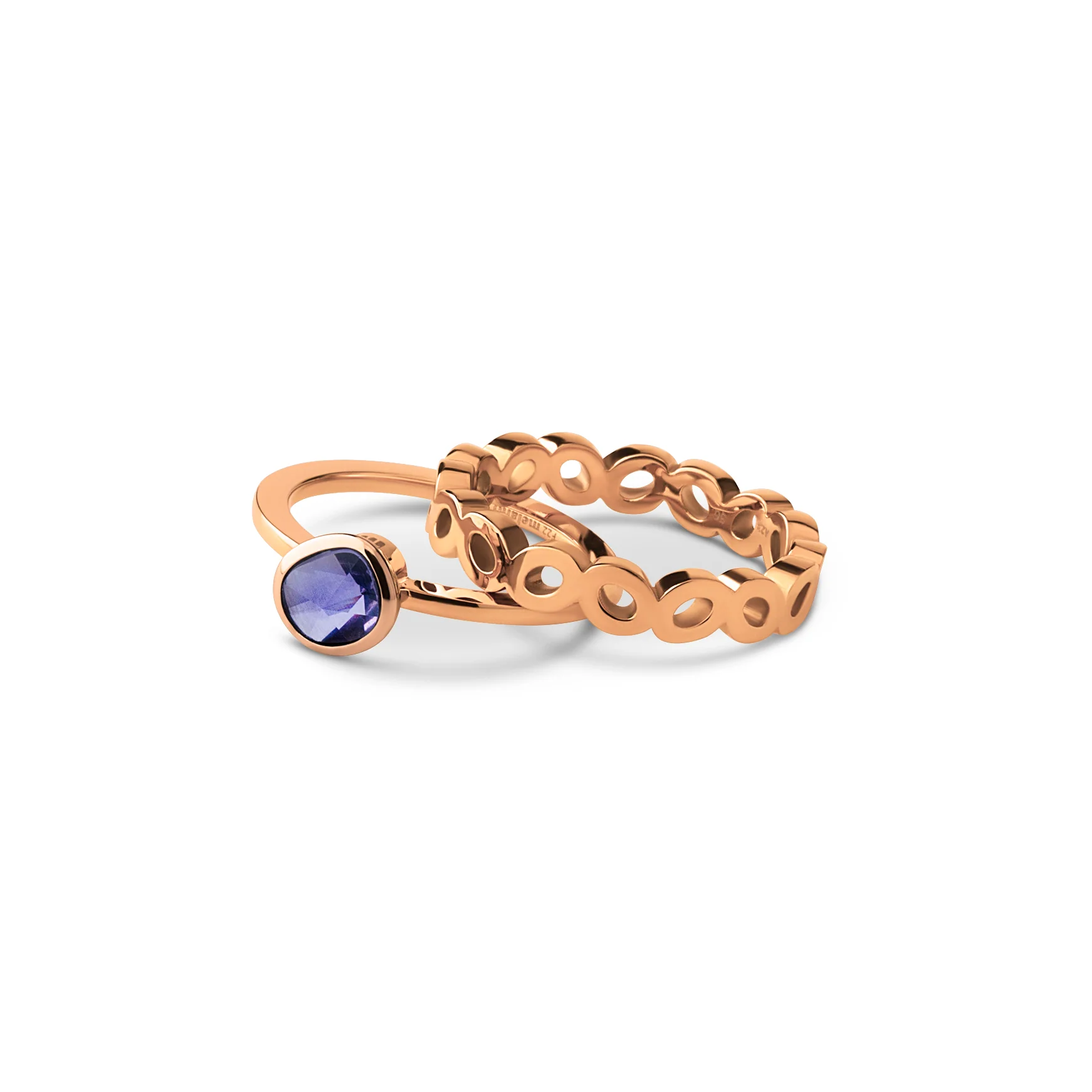 Melano Friends & Twisted Lavender Cloud Ringen Set - Image 3