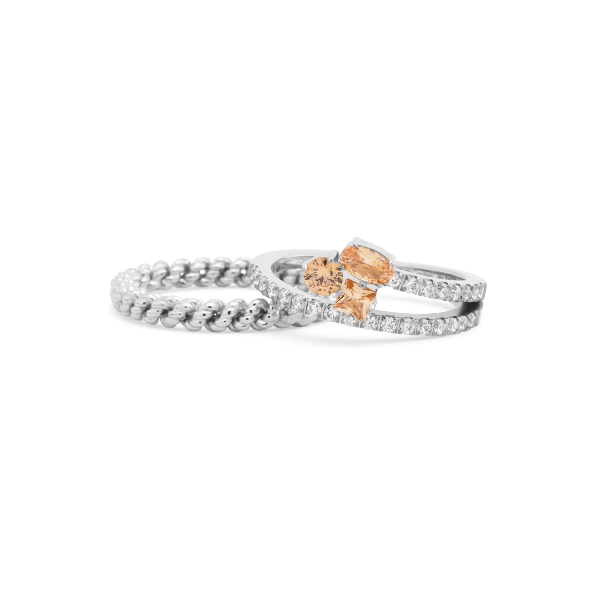 Melano Friends & Twisted Sandy Dream Ringen Set - Image 4