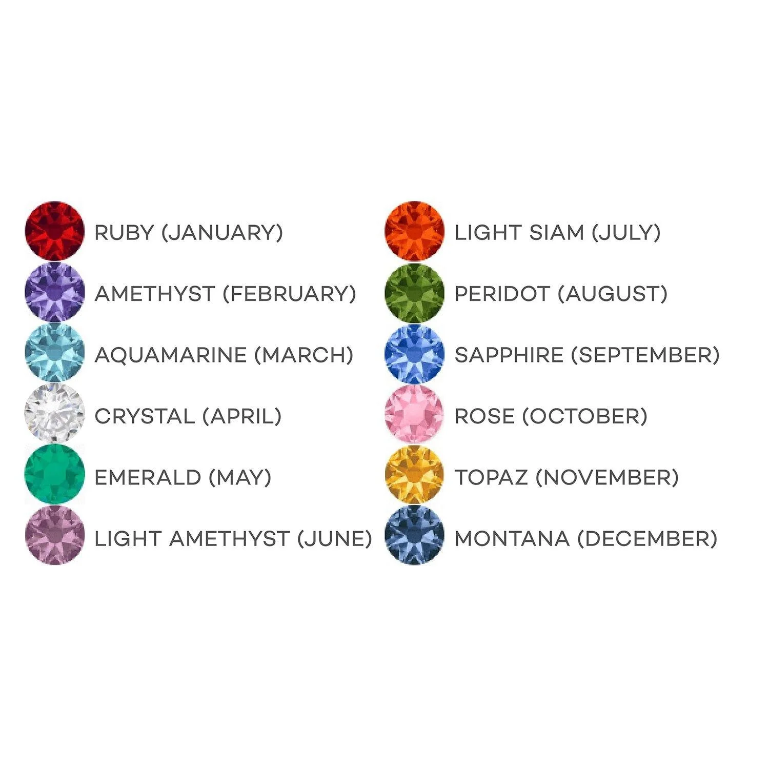 Melano Globe Birthstones Ring Set Goudkleurig - Image 3
