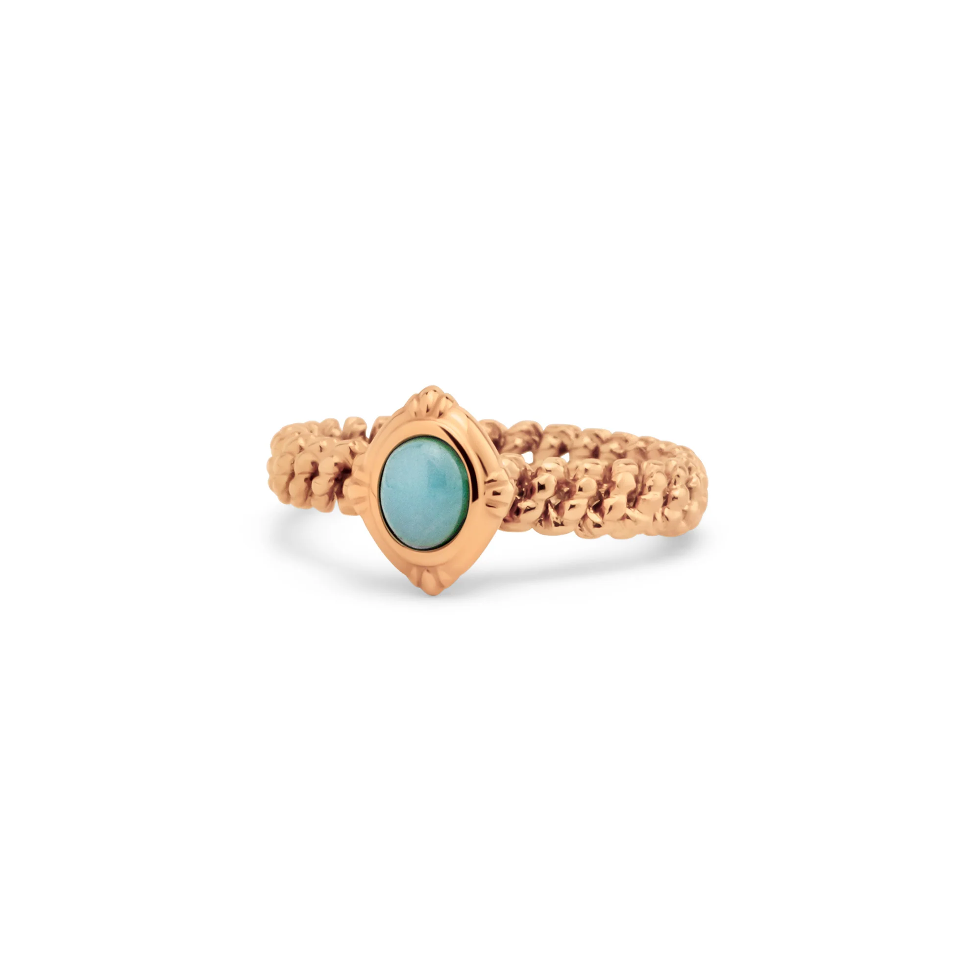 Melano Twisted Aqua Dream Ring Set - Image 3