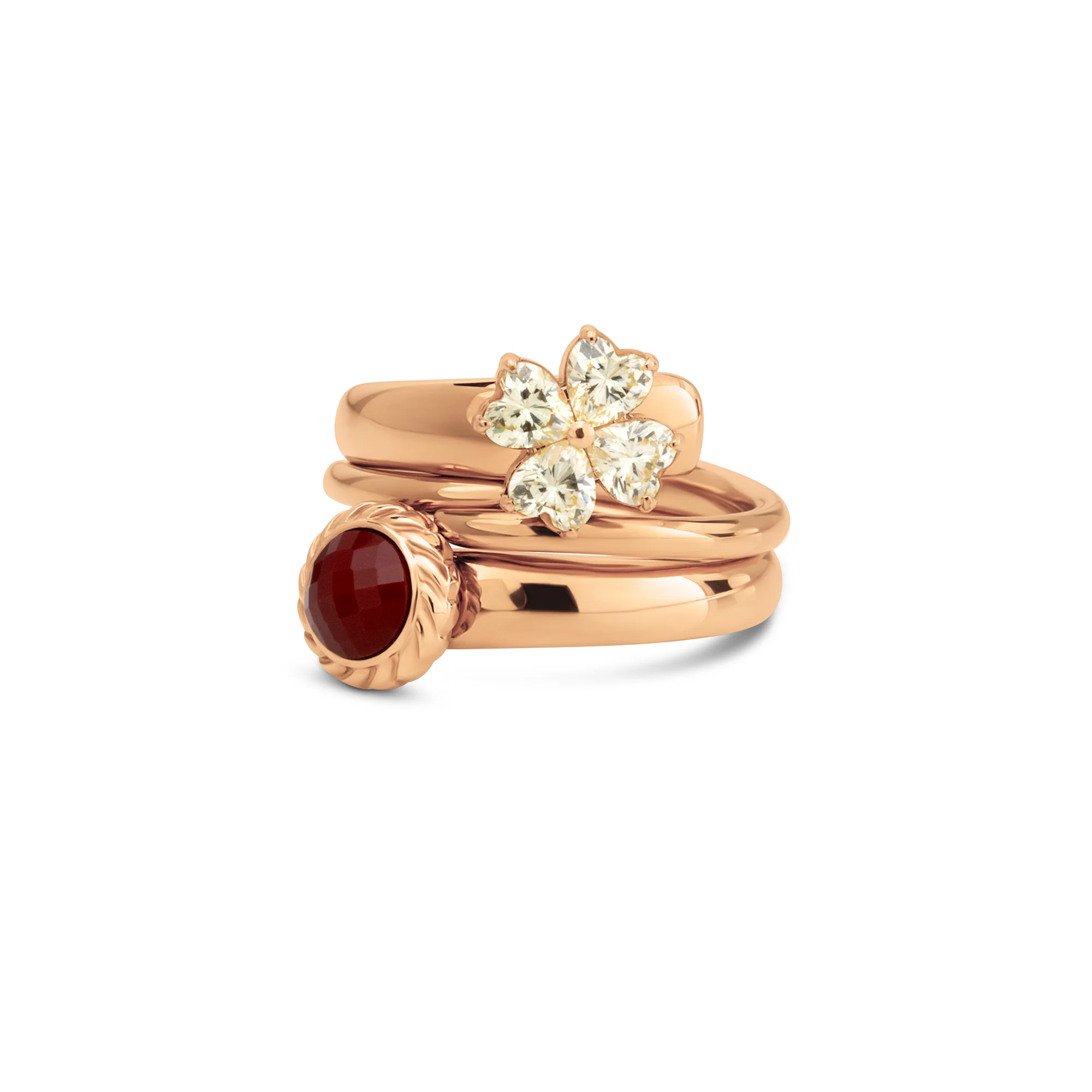 Melano Twisted Autumn Whisper Ringen Set - Image 3