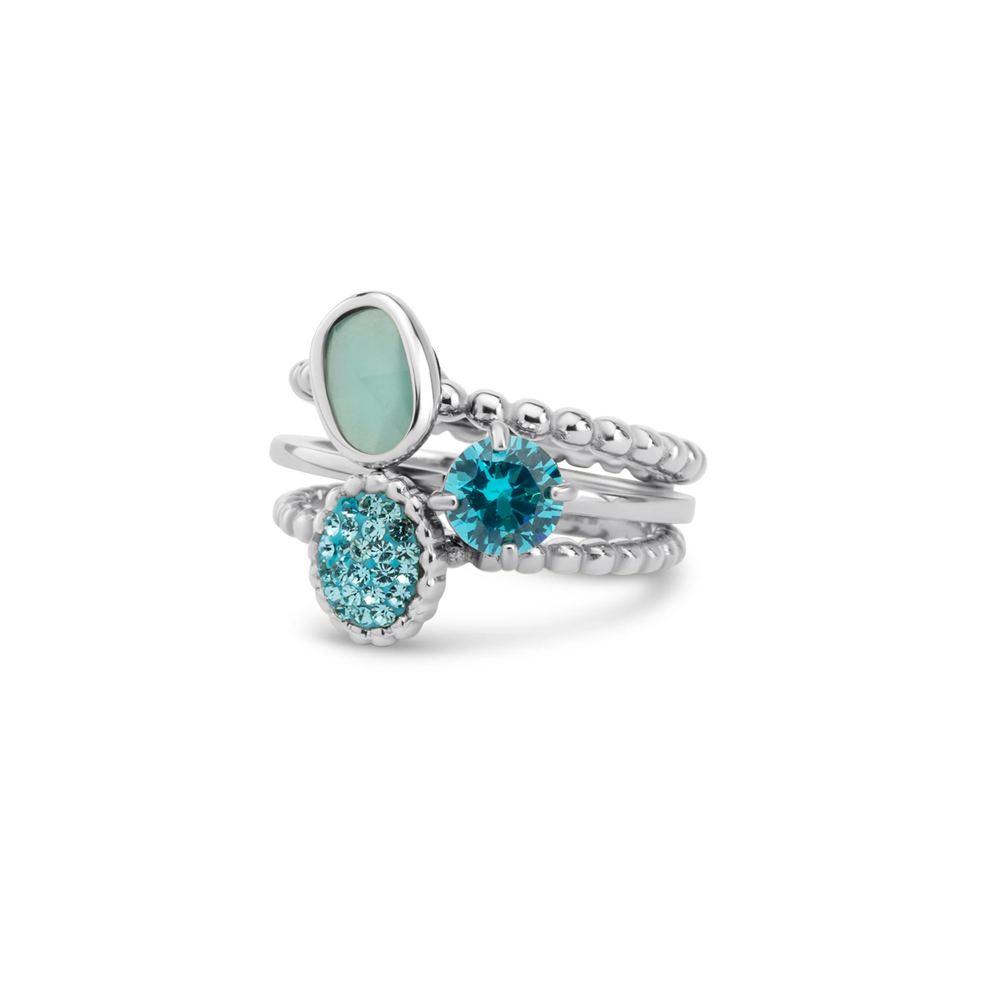 Melano Twisted Beachy Glow Ringen Set - Image 4