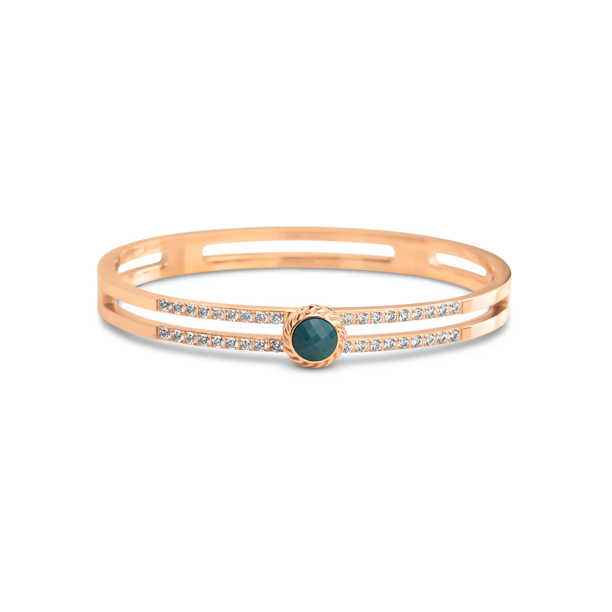 Melano Twisted Blush Cloud Armband Set - Image 3