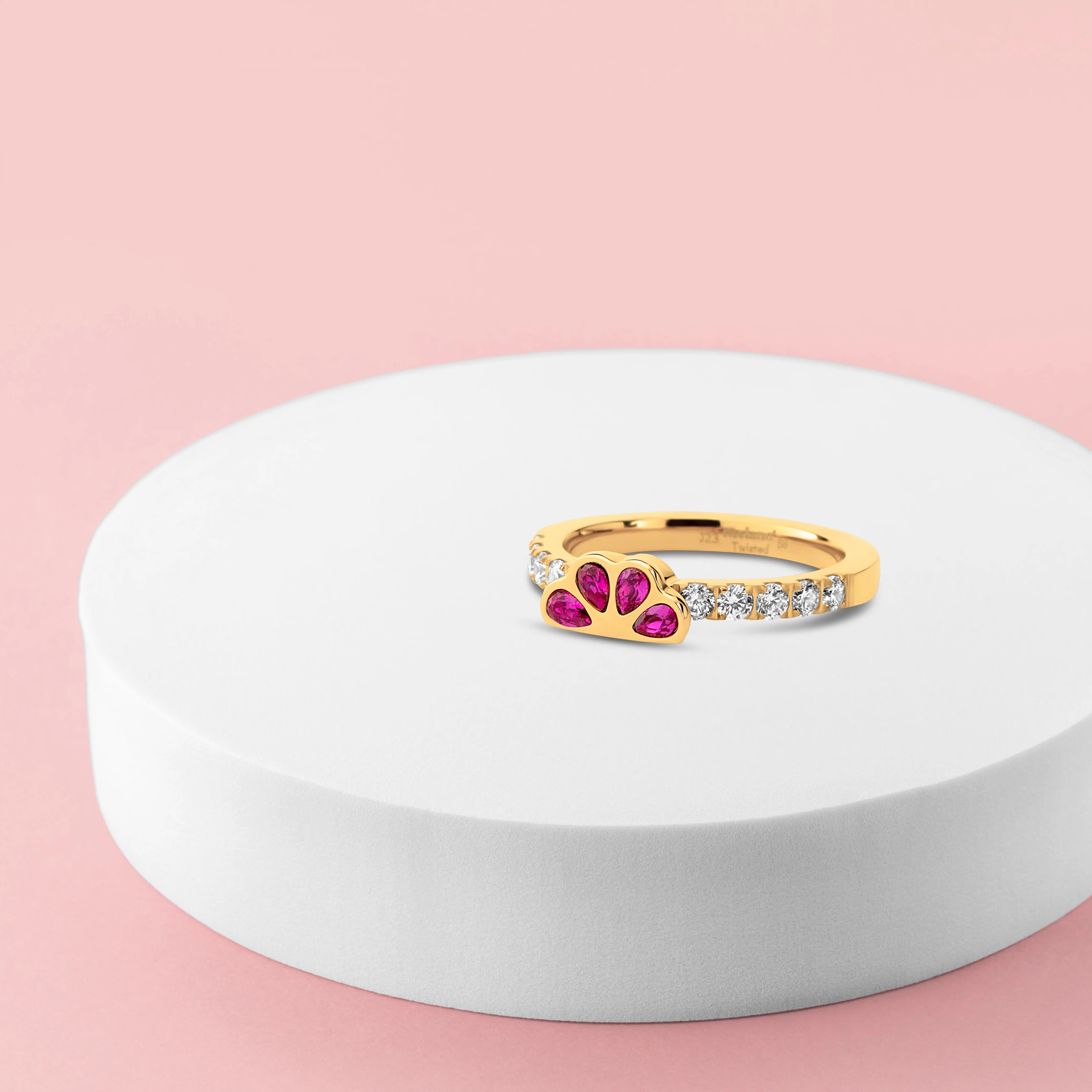 Melano Twisted Citrus Bite Ring Set