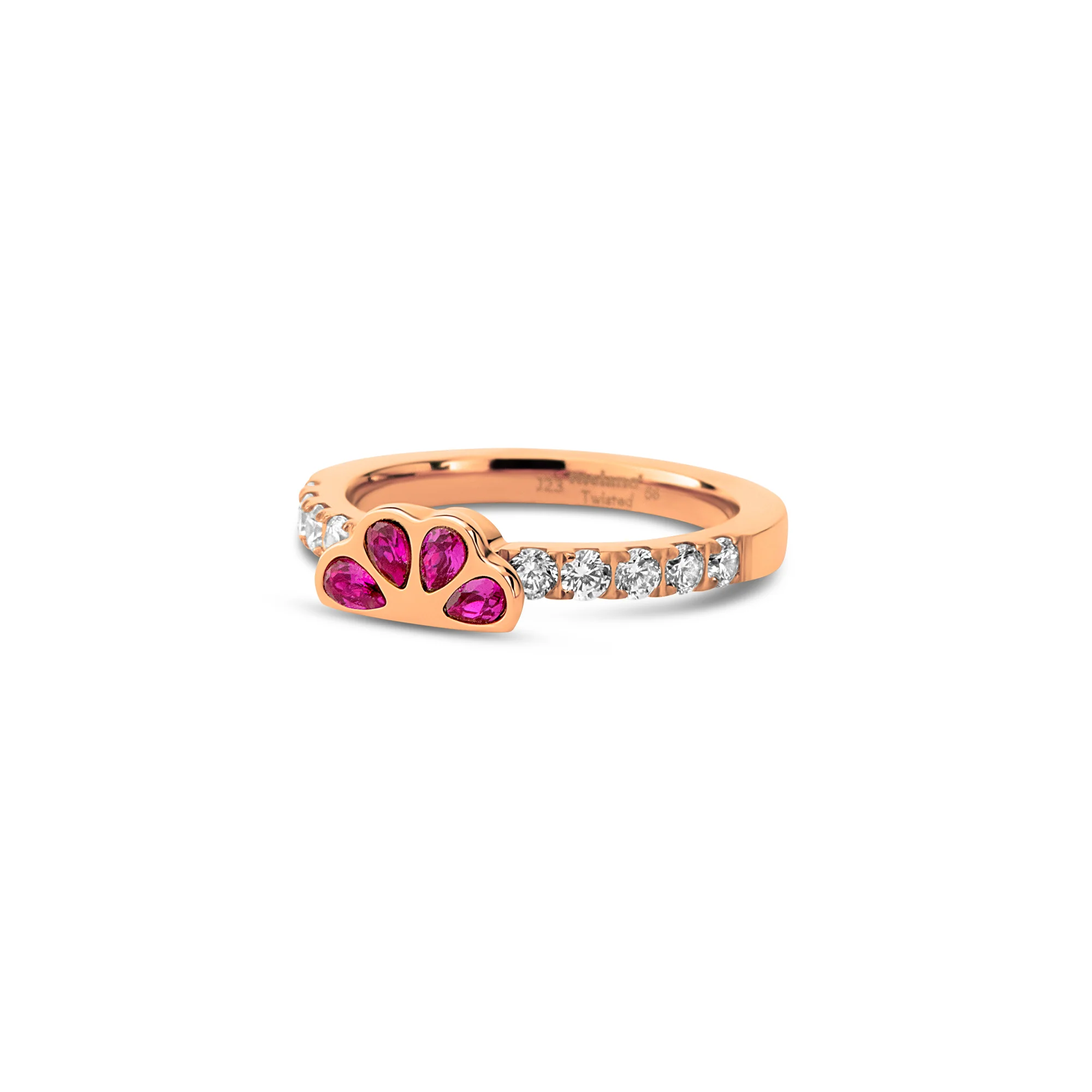 Melano Twisted Citrus Bite Ring Set - Image 2