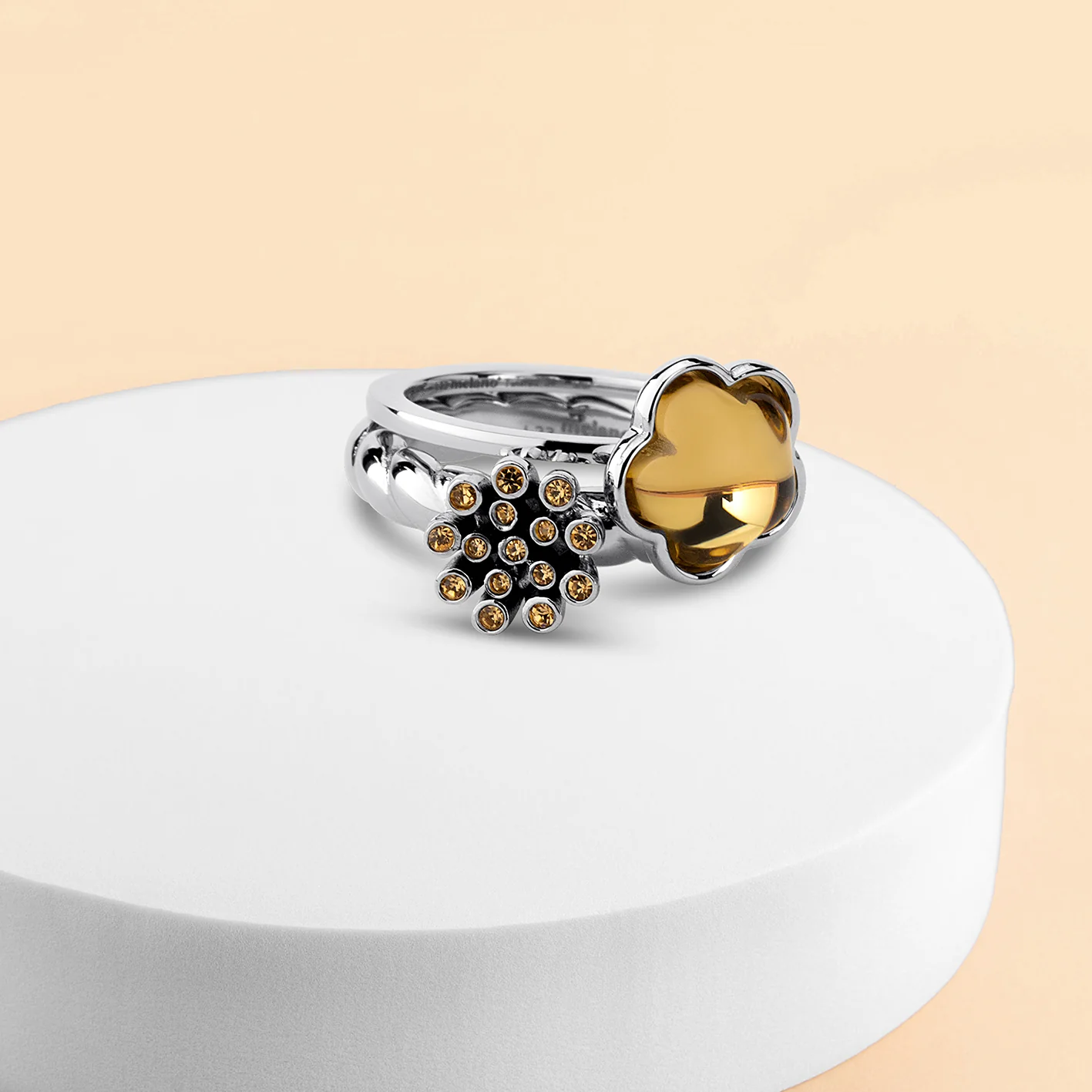 Melano Twisted Coral Cabana Ringen Set