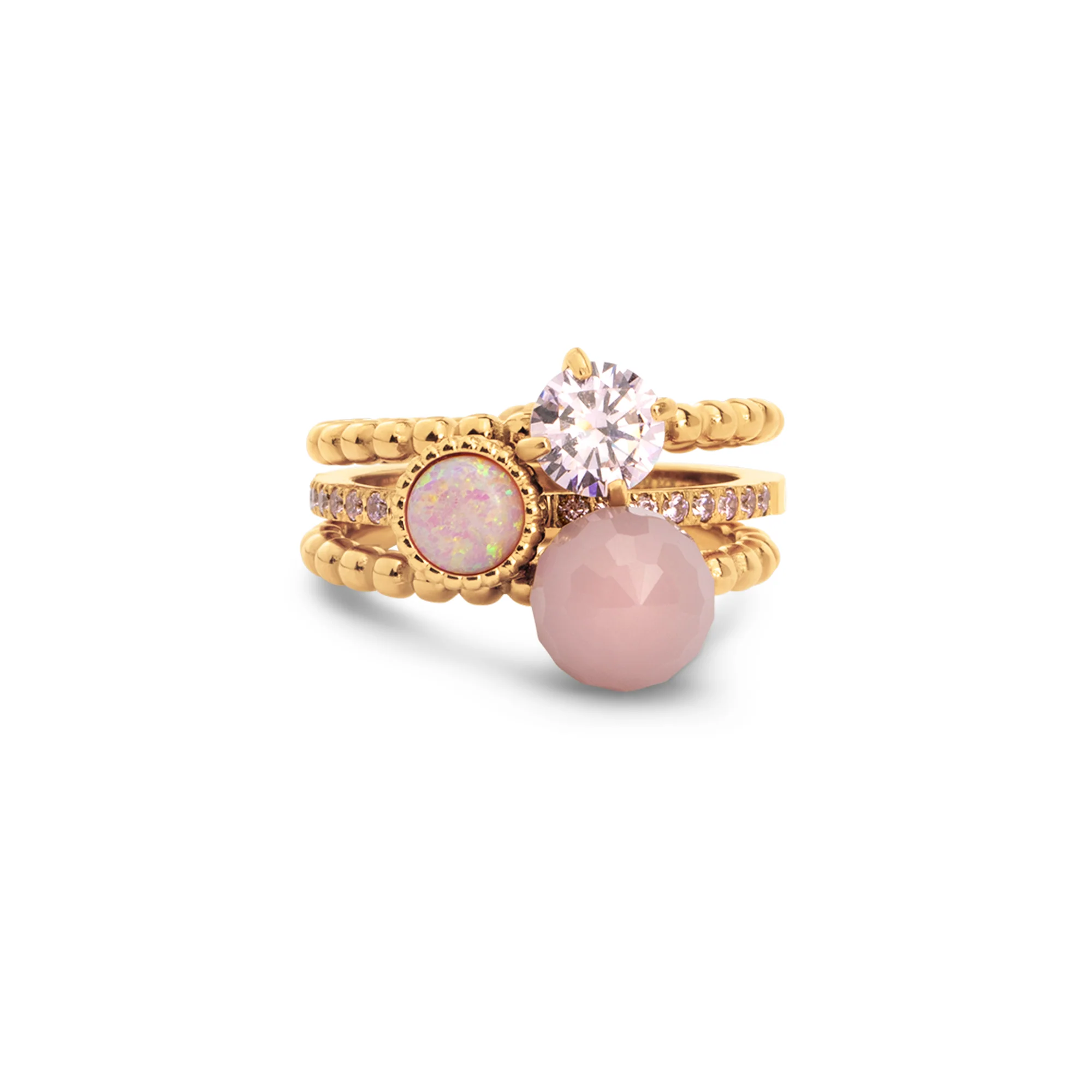 Melano Twisted Fit & Fab Ringen Set - Image 2