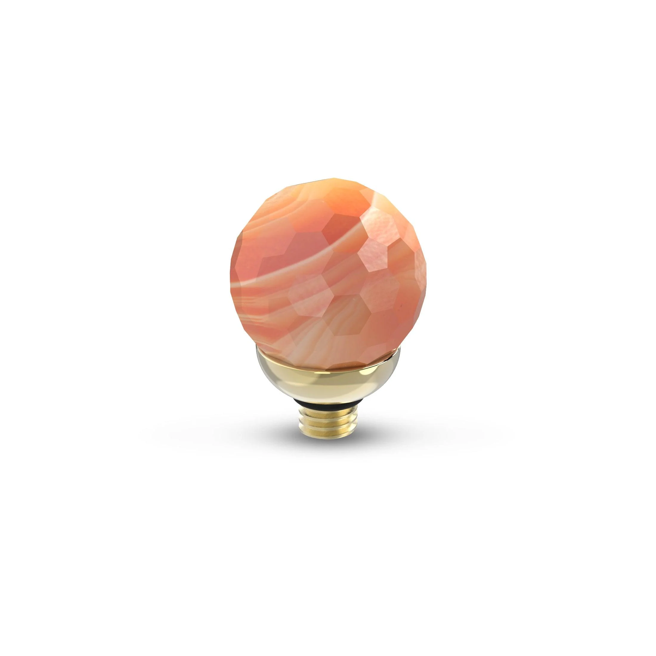 Melano Twisted Gemstone Facet Ball Steentje - Image 5