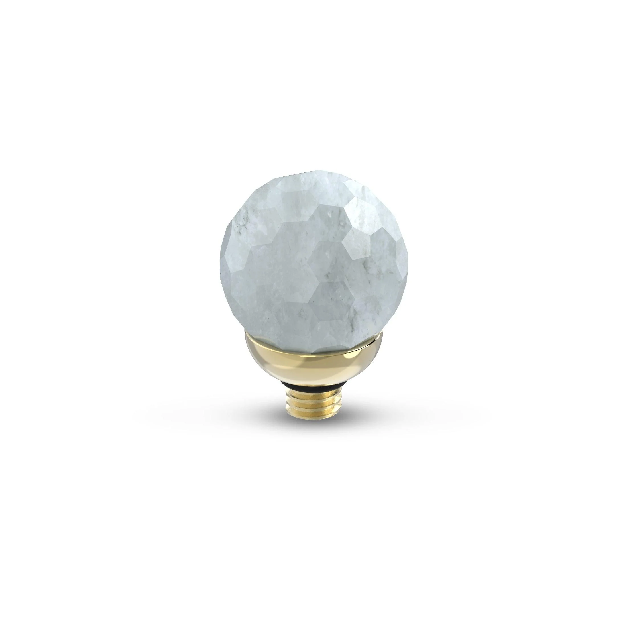 Melano Twisted Gemstone Facet Ball Steentje - Image 6