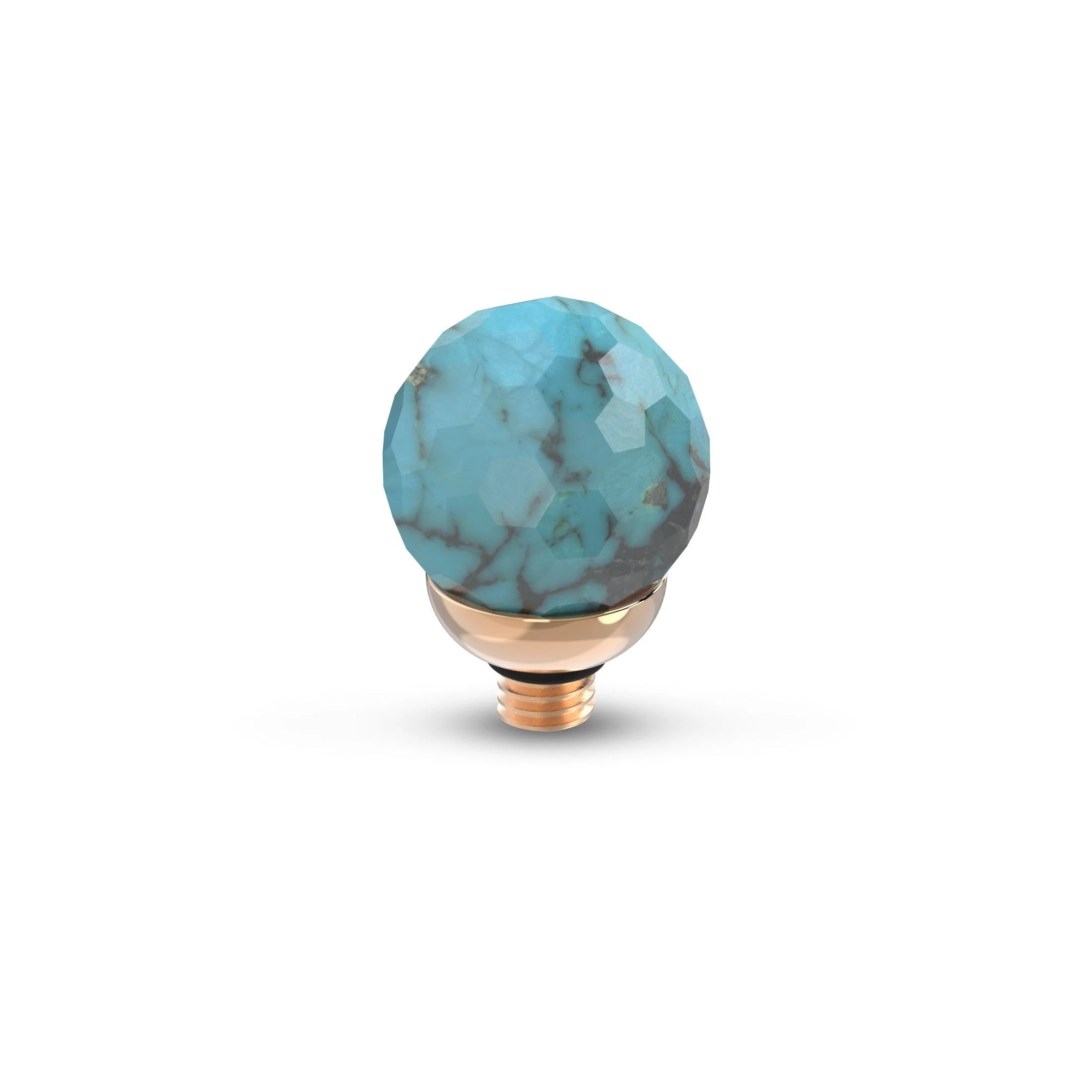 Melano Twisted Gemstone Facet Ball Steentje - Image 8