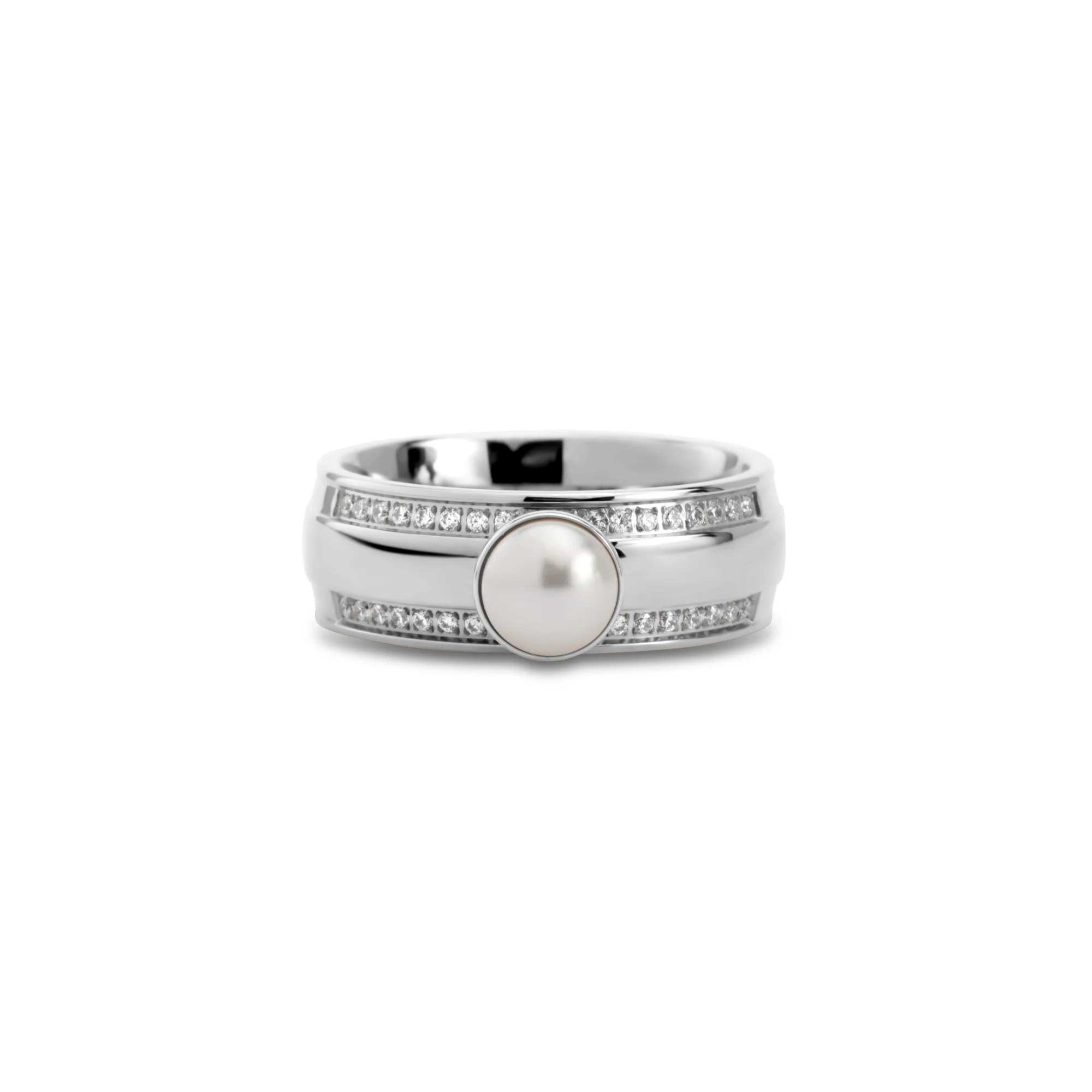 Melano Twisted Girls Love Pearls Ring Set - Image 4