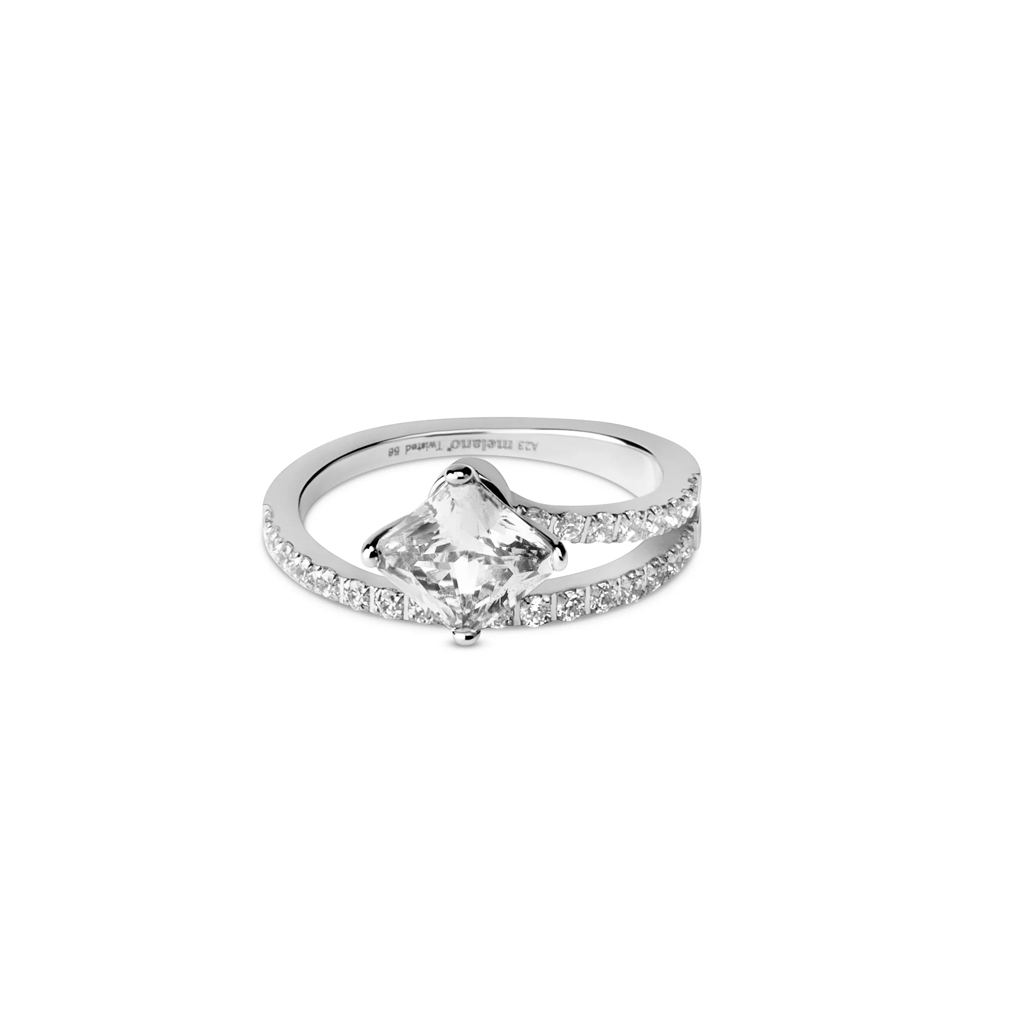 Melano Twisted Ice Queen Ring Set - Image 2
