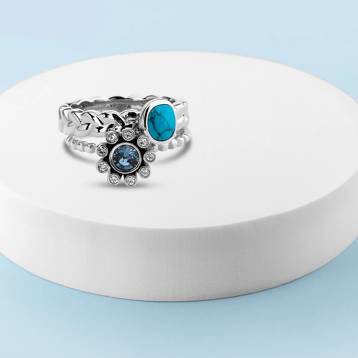 Melano Twisted Ocean Breeze Ringen Set