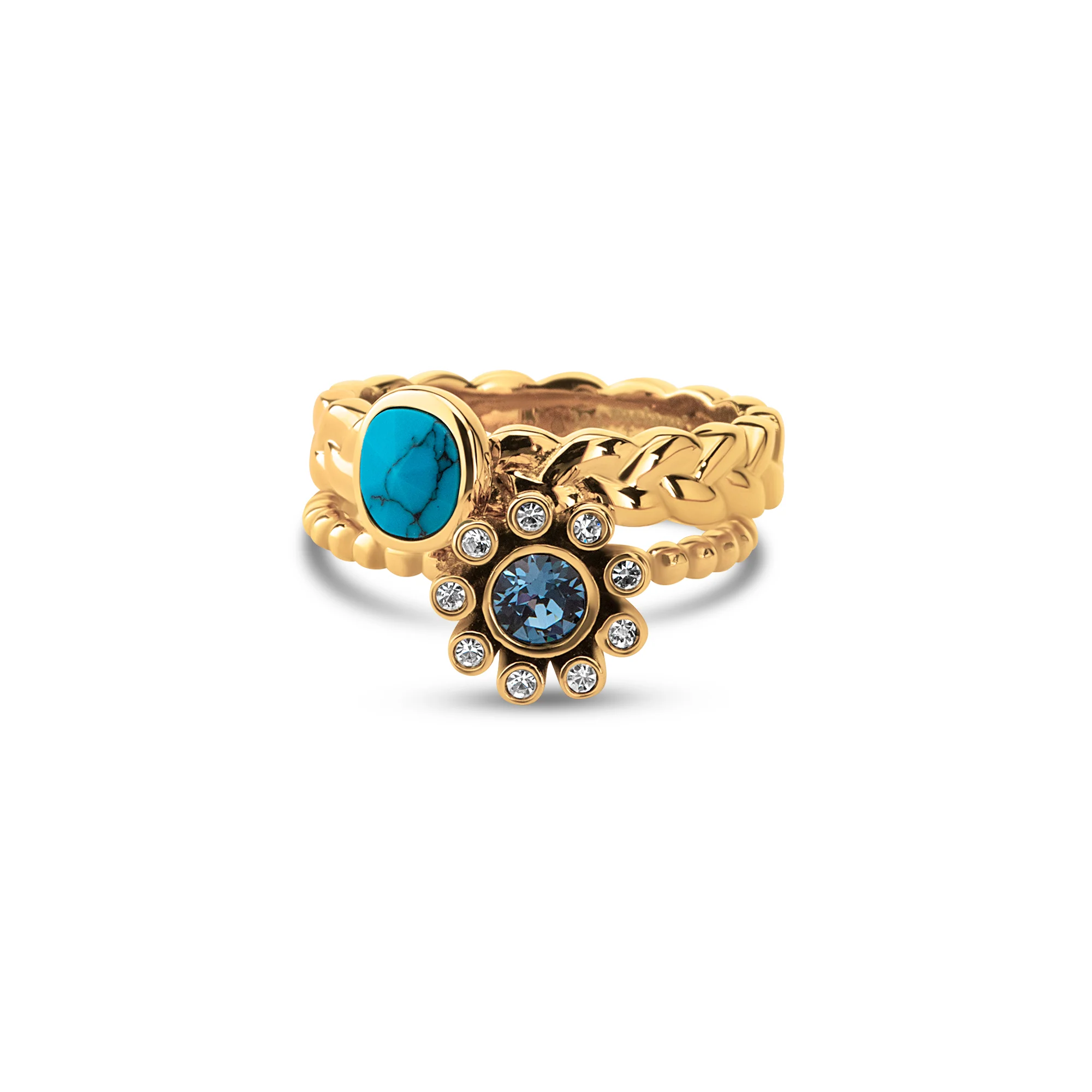 Melano Twisted Ocean Breeze Ringen Set - Image 3