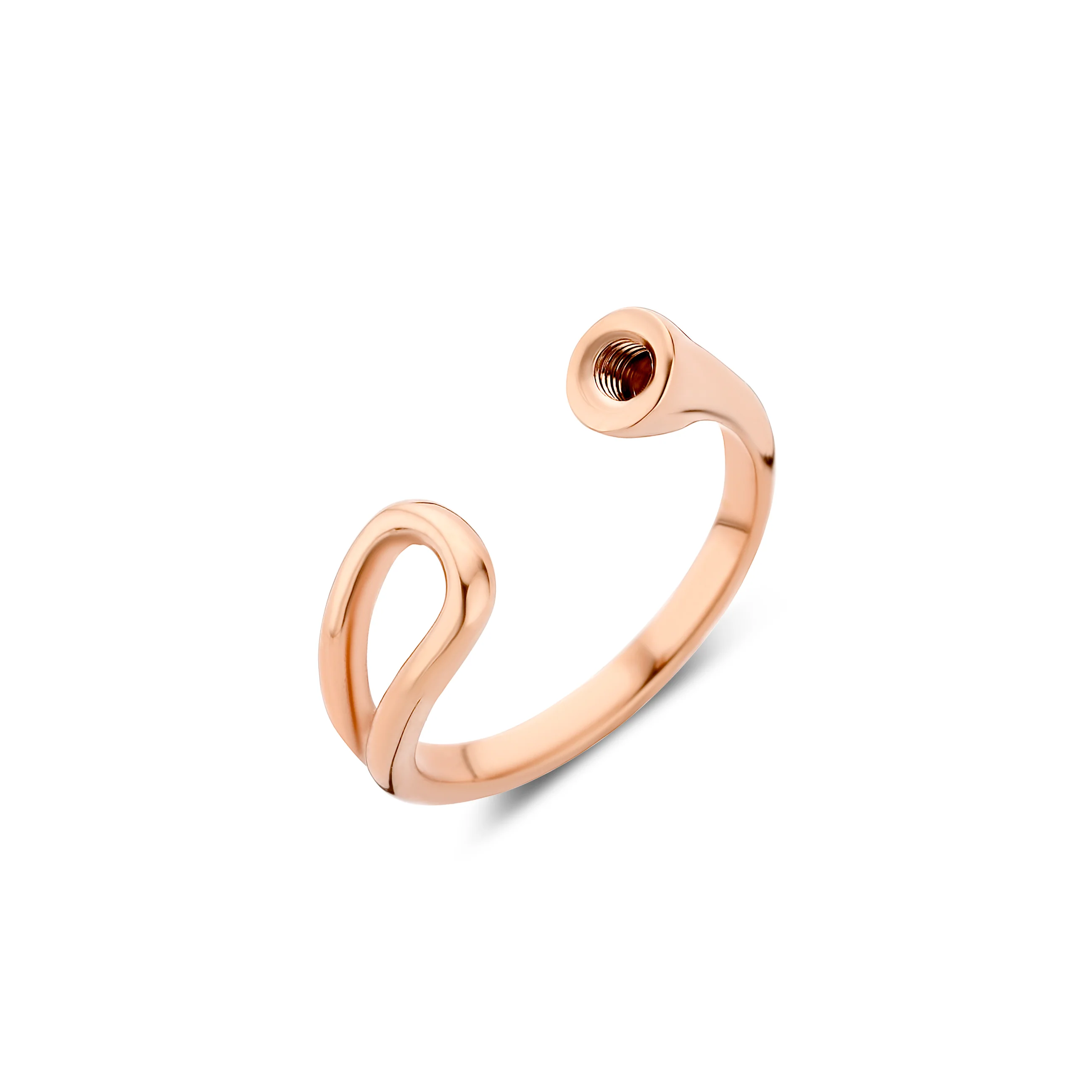 Melano Twisted Open Loop Ring - Image 2