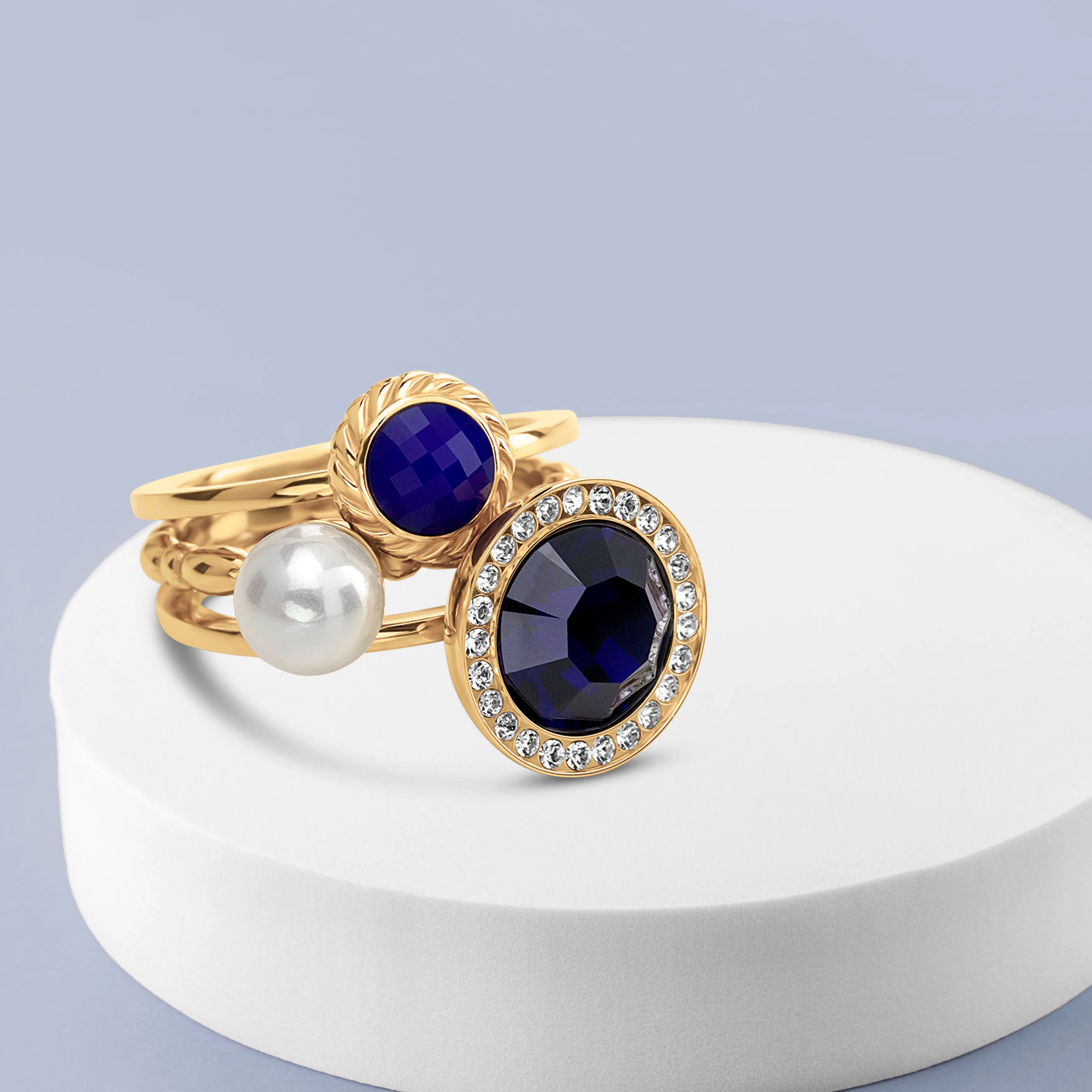 Melano Twisted Quiet Bloom Ringen Set