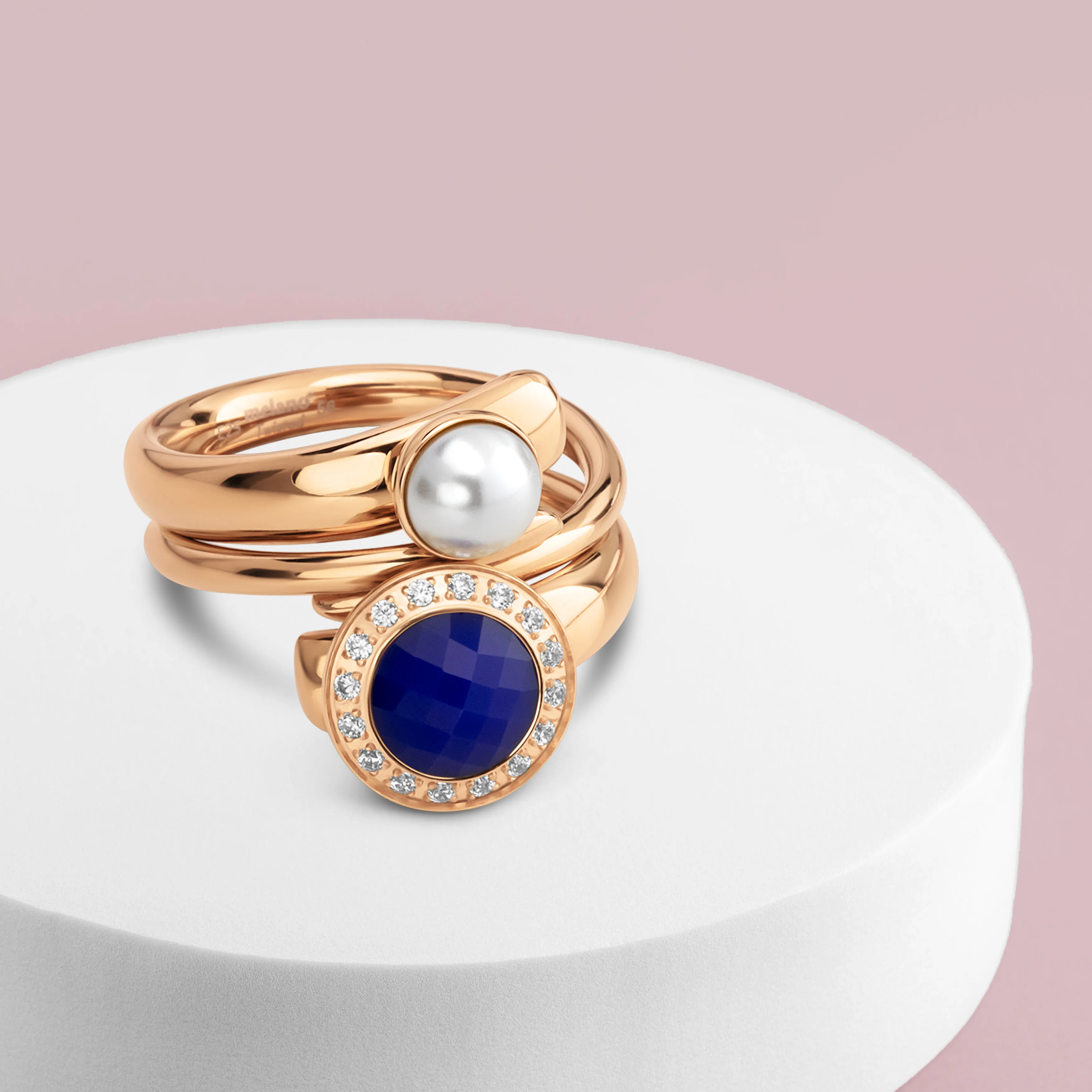 Melano Twisted Royal Feast Ringen Set