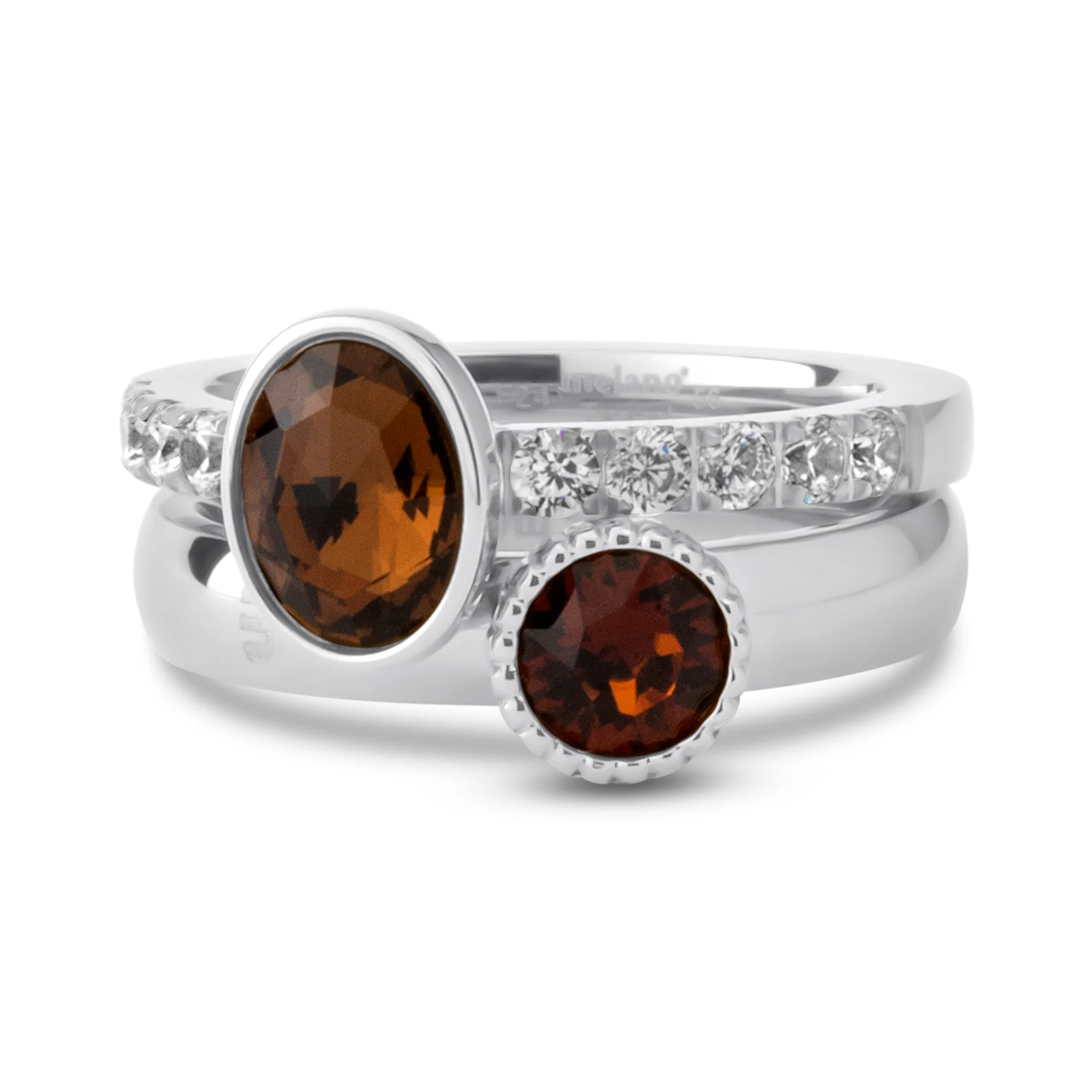 Melano Twisted Rustic Radiance Ringen Set - Image 4