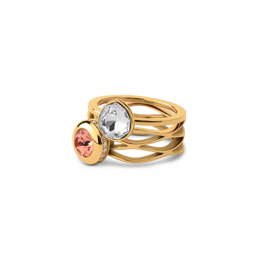 Melano Twisted Shiny Side Ringen Set - Image 4