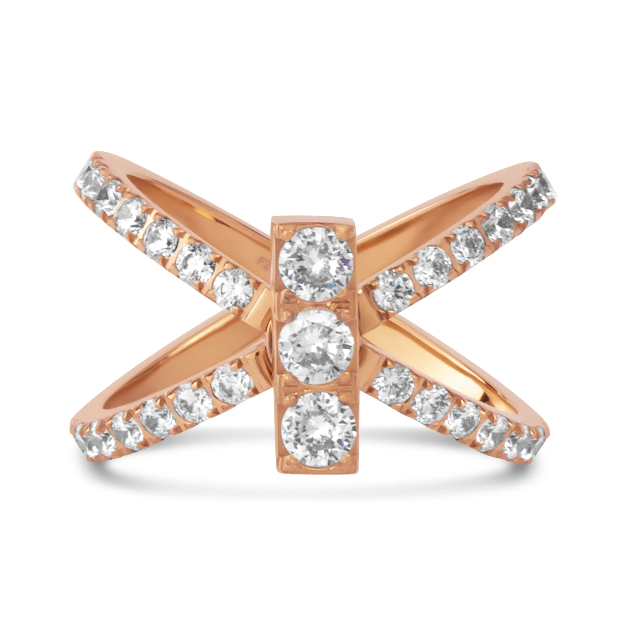 Melano Twisted Sparkling Daisy Ring Set - Image 3
