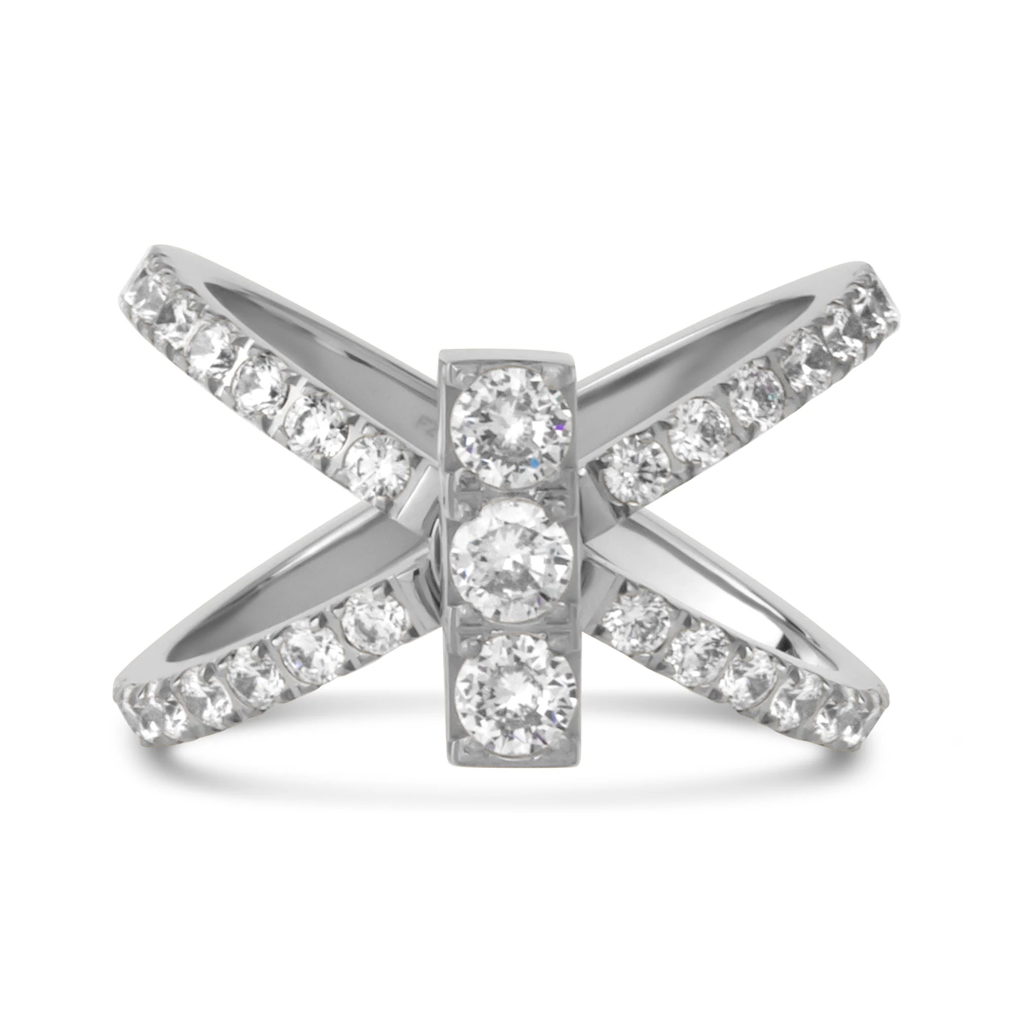 Melano Twisted Sparkling Daisy Ring Set - Image 4