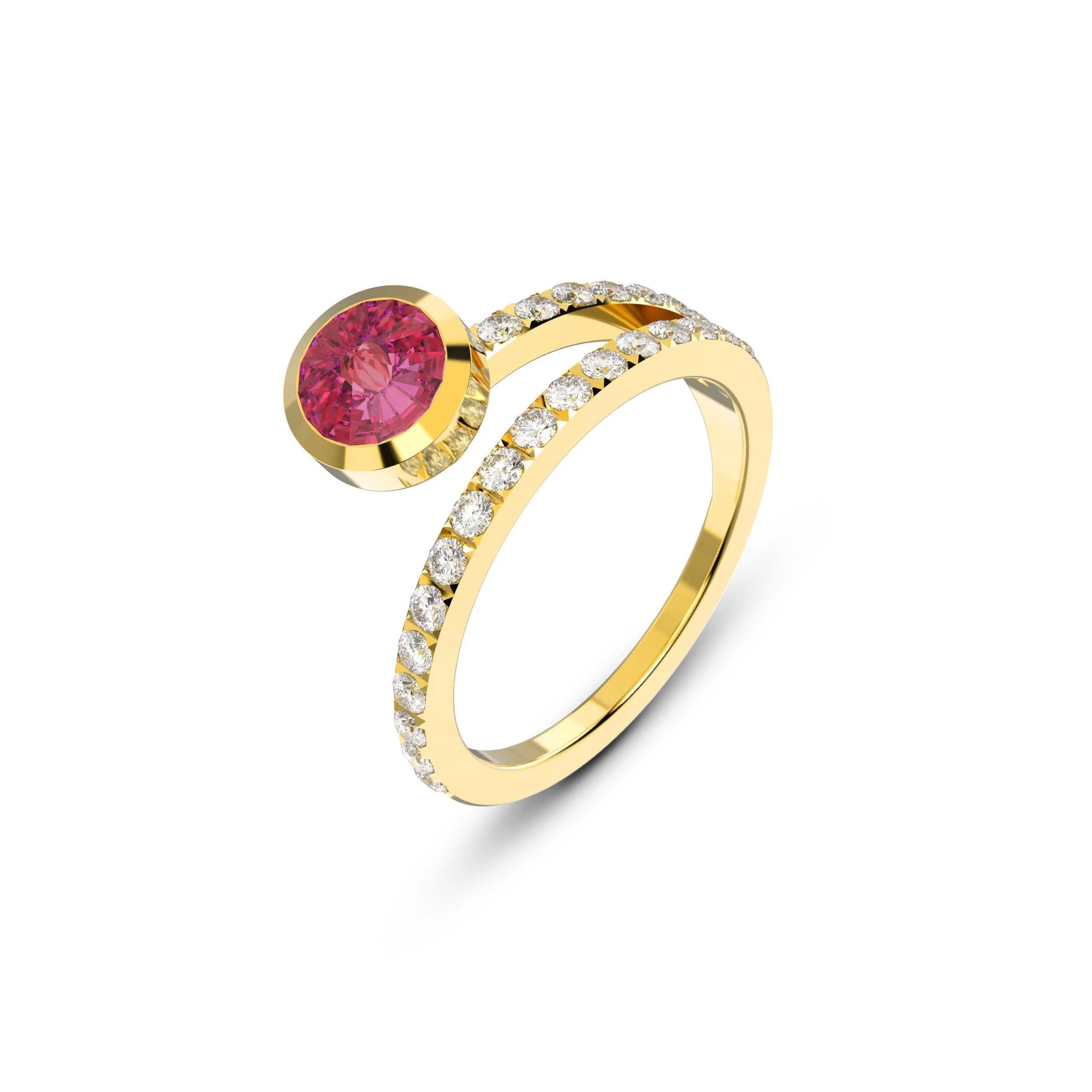 Melano Twisted Tamina CZ Ring - Image 5