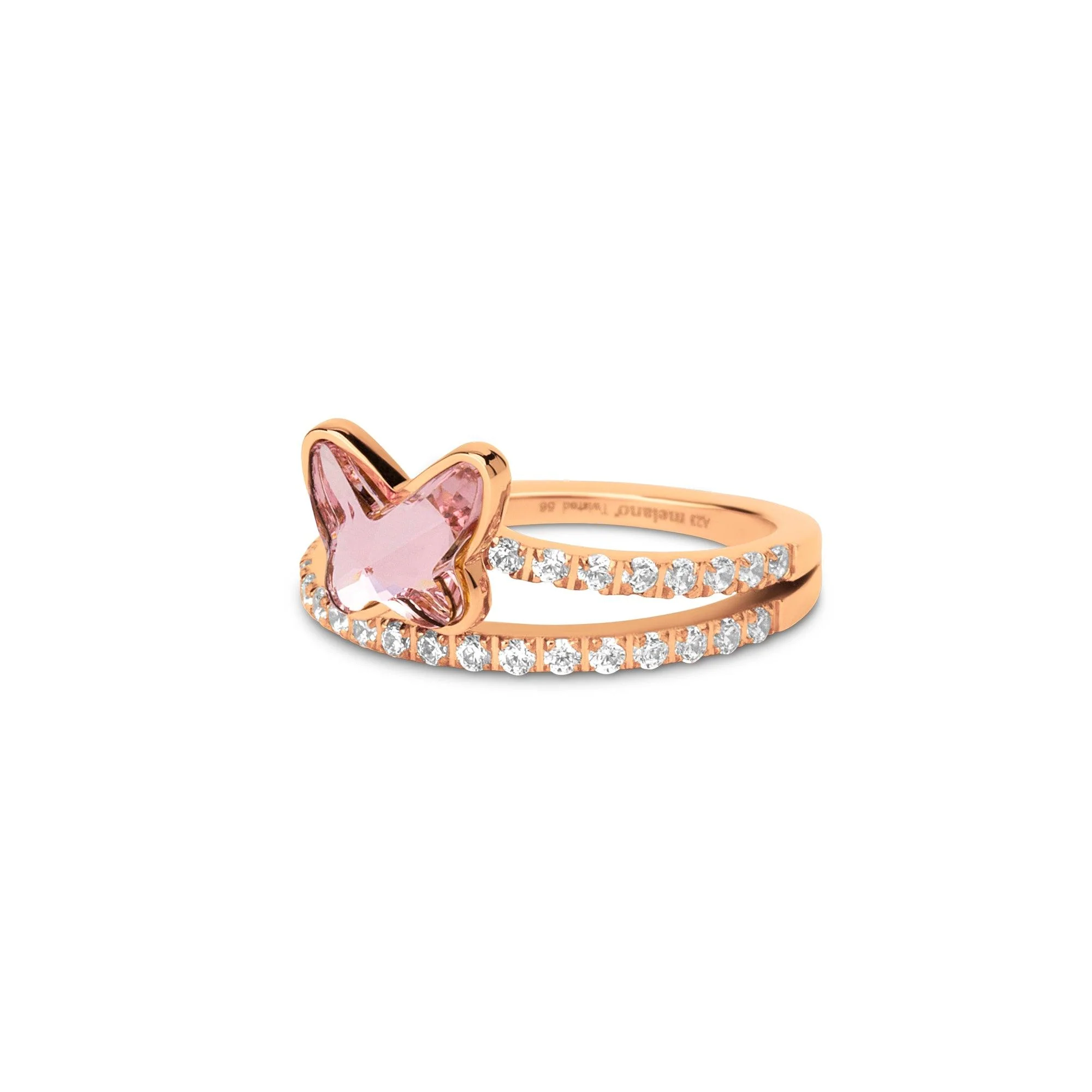 Melano Twisted Time To Be A Butterfly Ring Set - Image 2