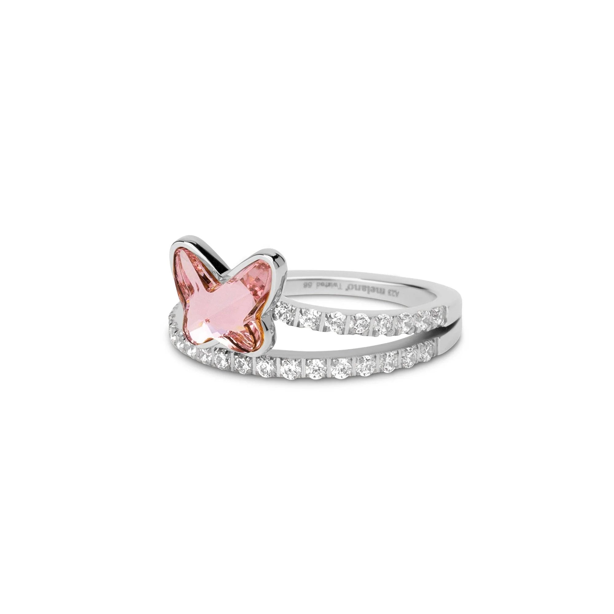 Melano Twisted Time To Be A Butterfly Ring Set - Image 3