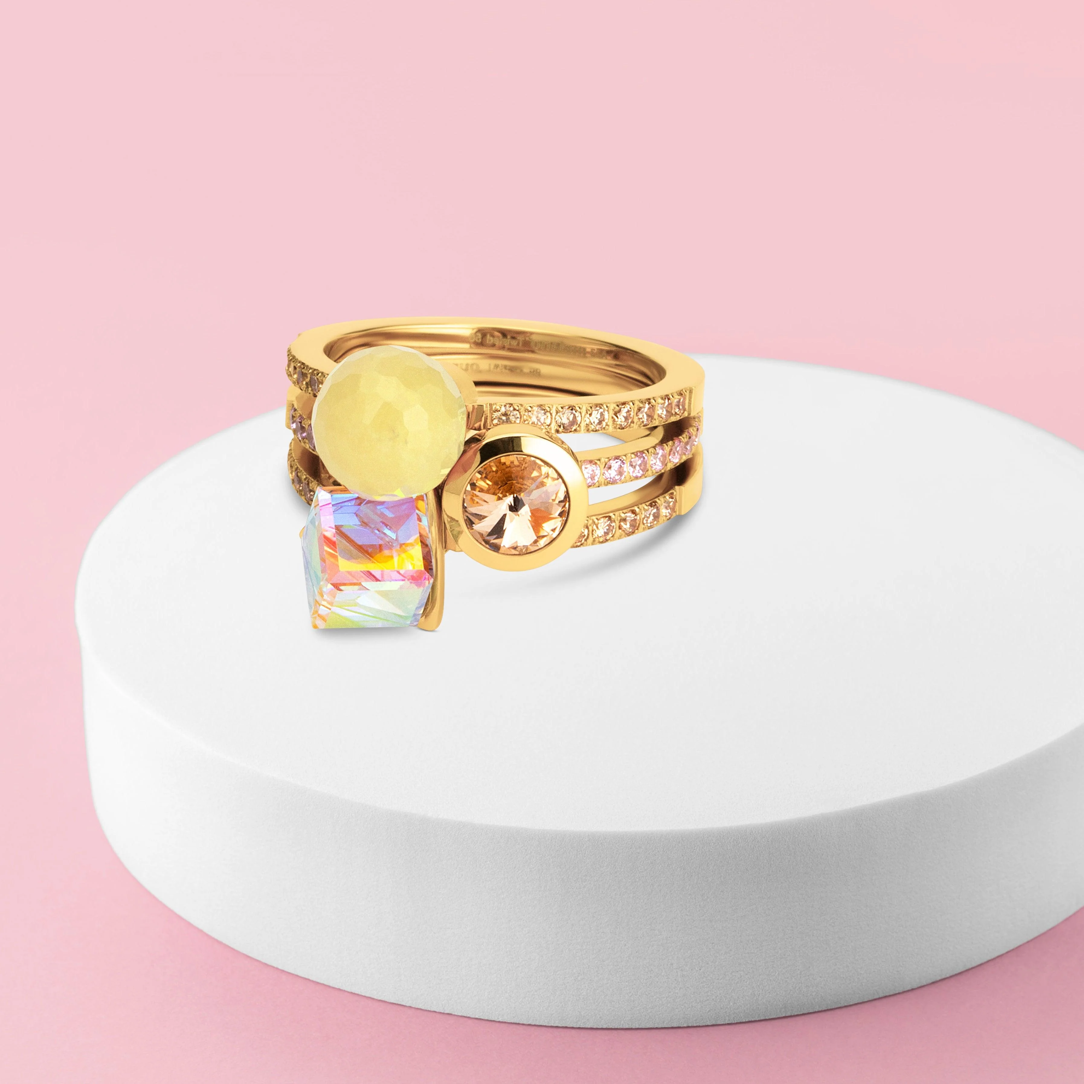 Melano Twisted Tropical Summer Ringen Set