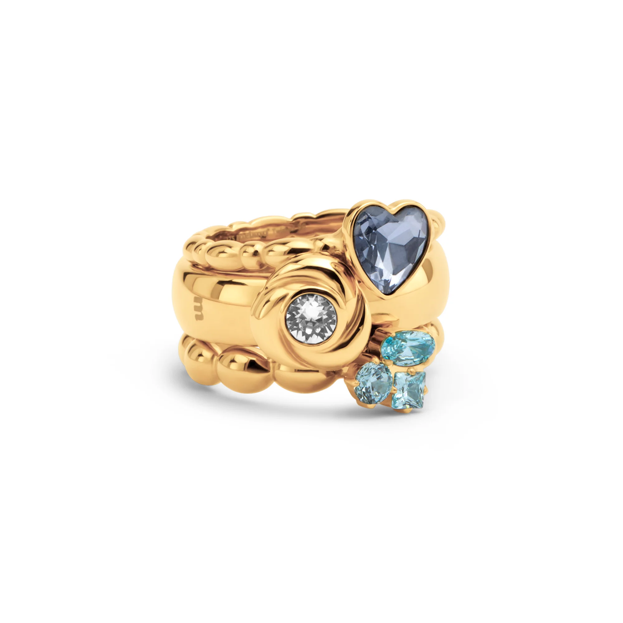 Melano Twisted & Vivid Sea Diva Ringen Set - Image 2
