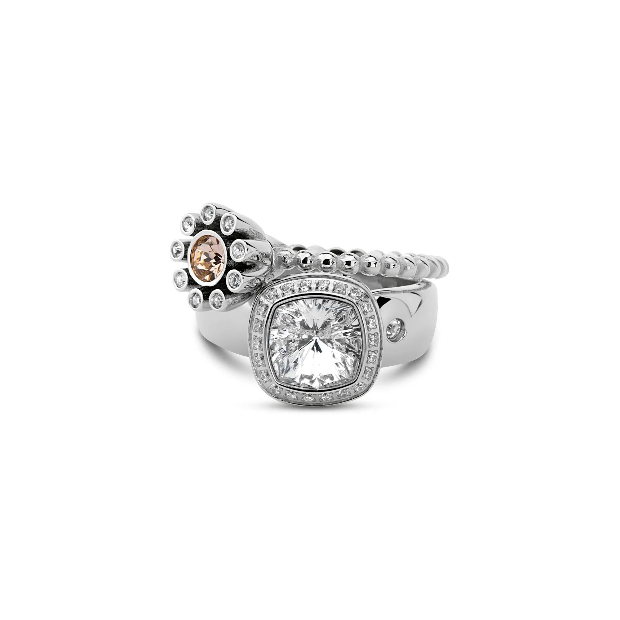 Melano Twisted & Vivid Sunlit Strings Ringen Set - Image 3
