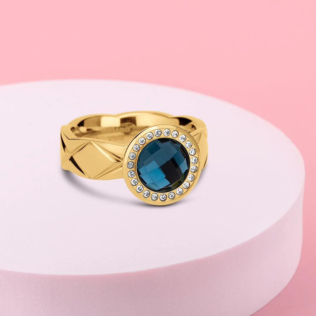 Melano Vivid Berry Macaron Ring Set
