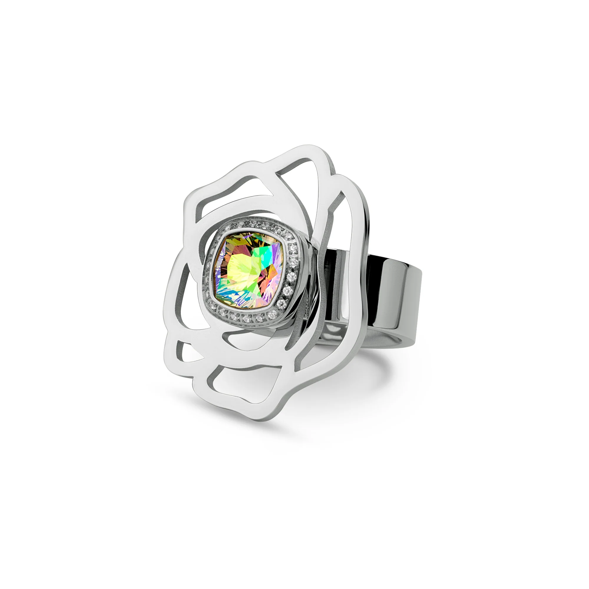 Melano Vivid Blooming Rose Ring Set - Image 3