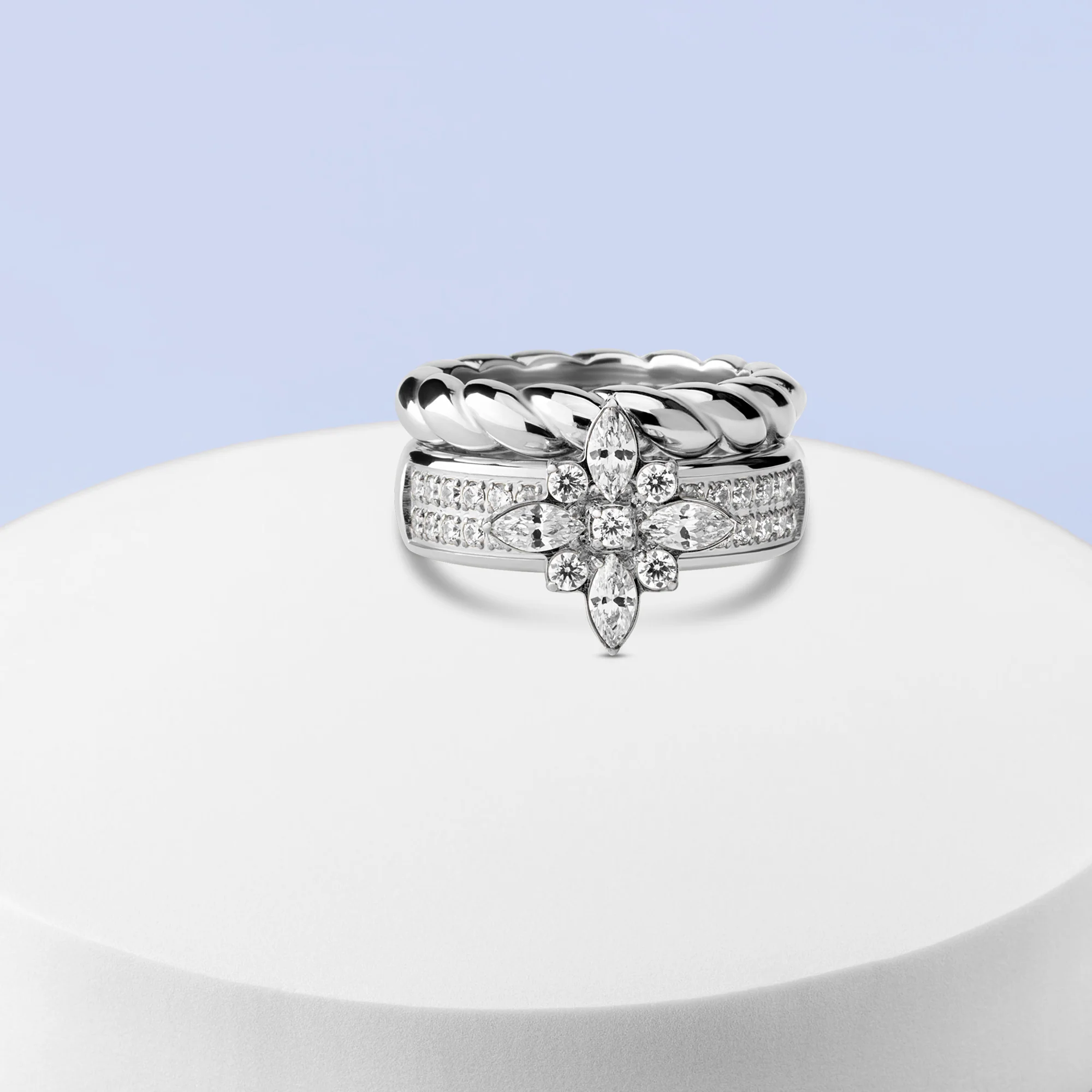 Melano Vivid & Friends Gingerbread Glam Ringen Set