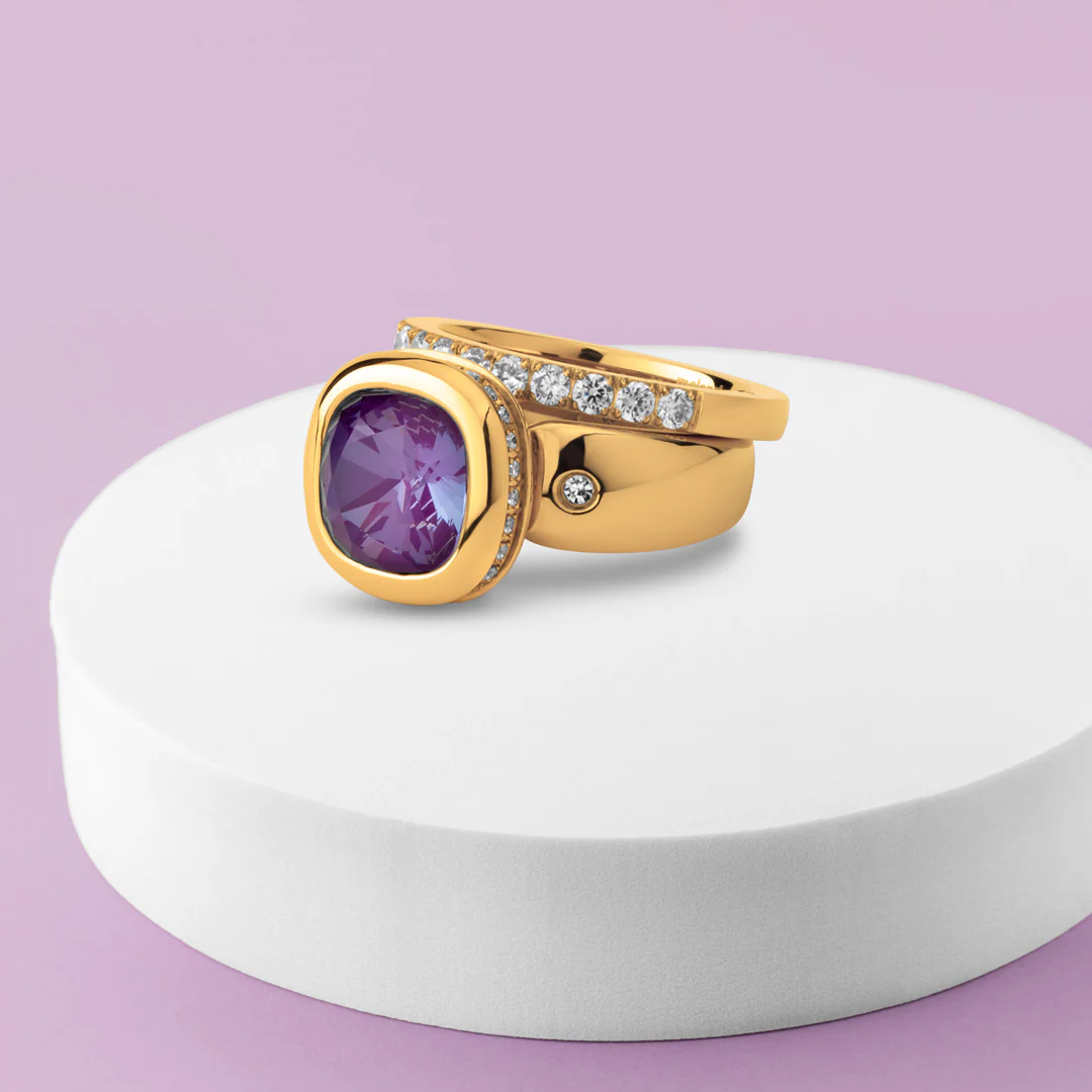 Melano Vivid & Friends Glam And Purple Ringen Set