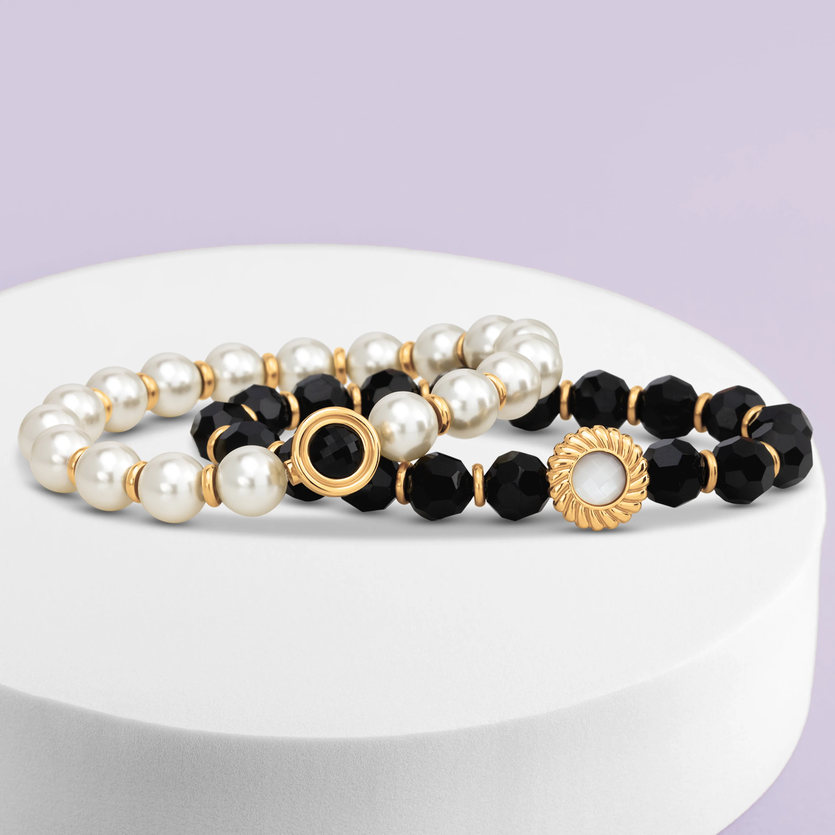 Melano Vivid Polar Blush Armbanden Set