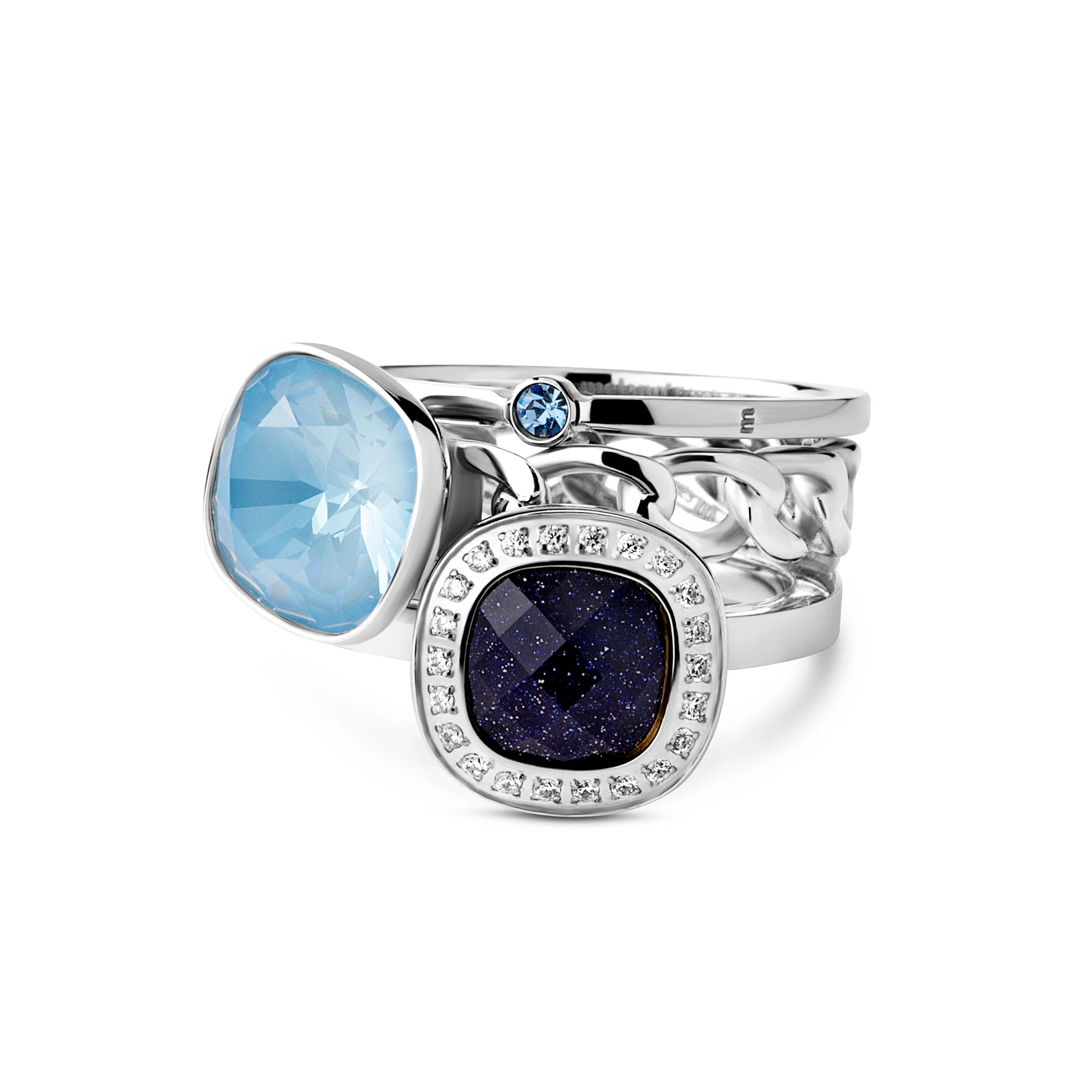 Melano Vivid & Twisted & Friends Arctic Frost Ringen Set - Image 2
