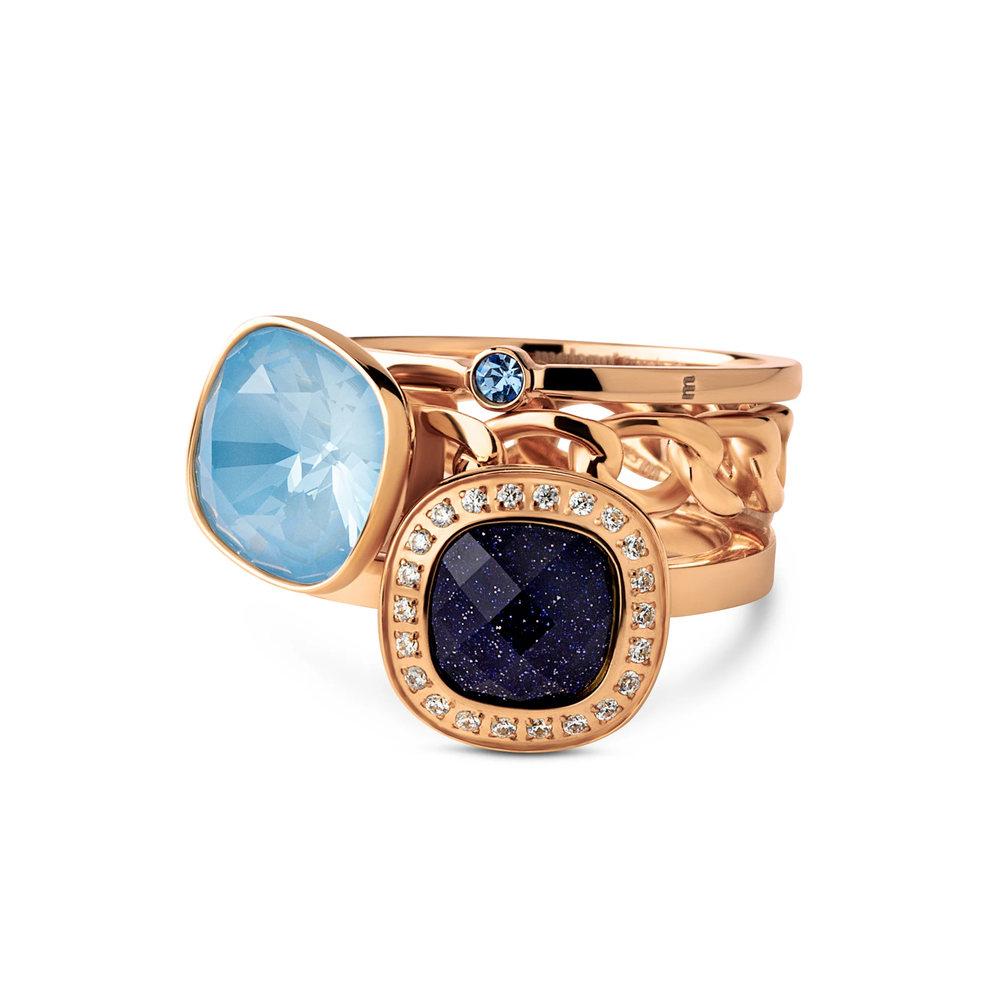 Melano Vivid & Twisted & Friends Arctic Frost Ringen Set - Image 4