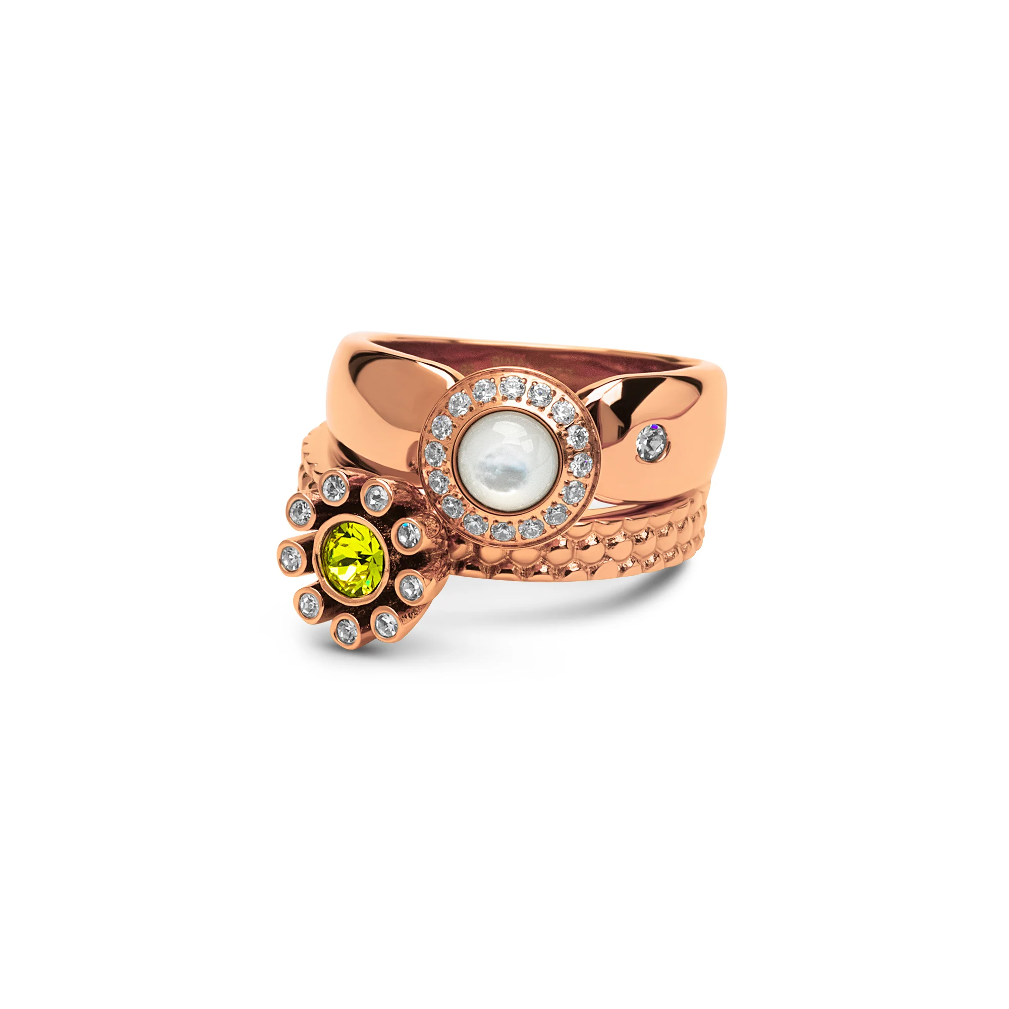 Melano Vivid & Twisted Jewel Picnic Ringen Set - Image 2